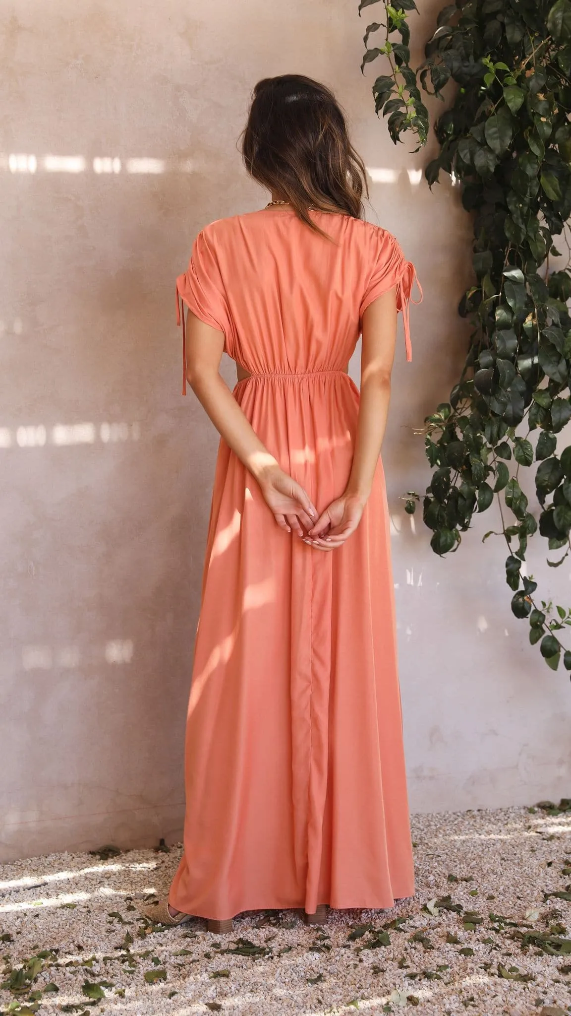 Marilyn Maxi Dress - Tangerine