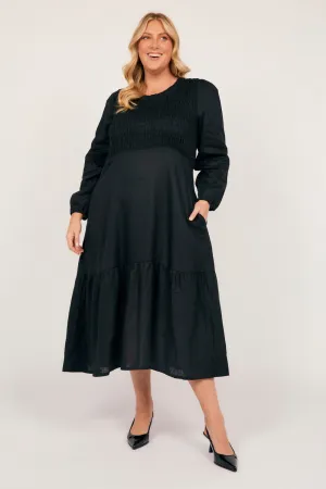Minden Shirred Dress - COMBINED LISTING