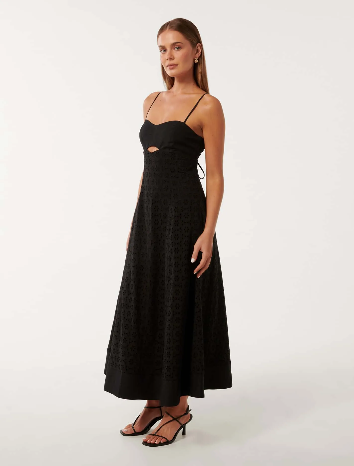 Petra Broderie Midi Dress