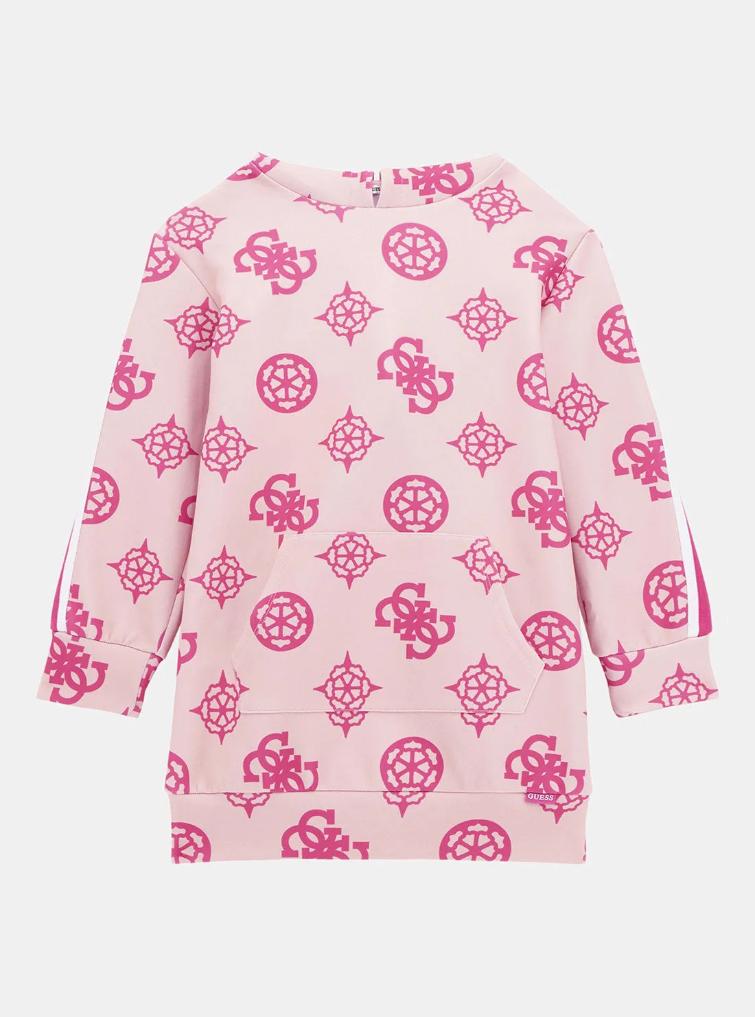 Pink Logo Hooded Dress