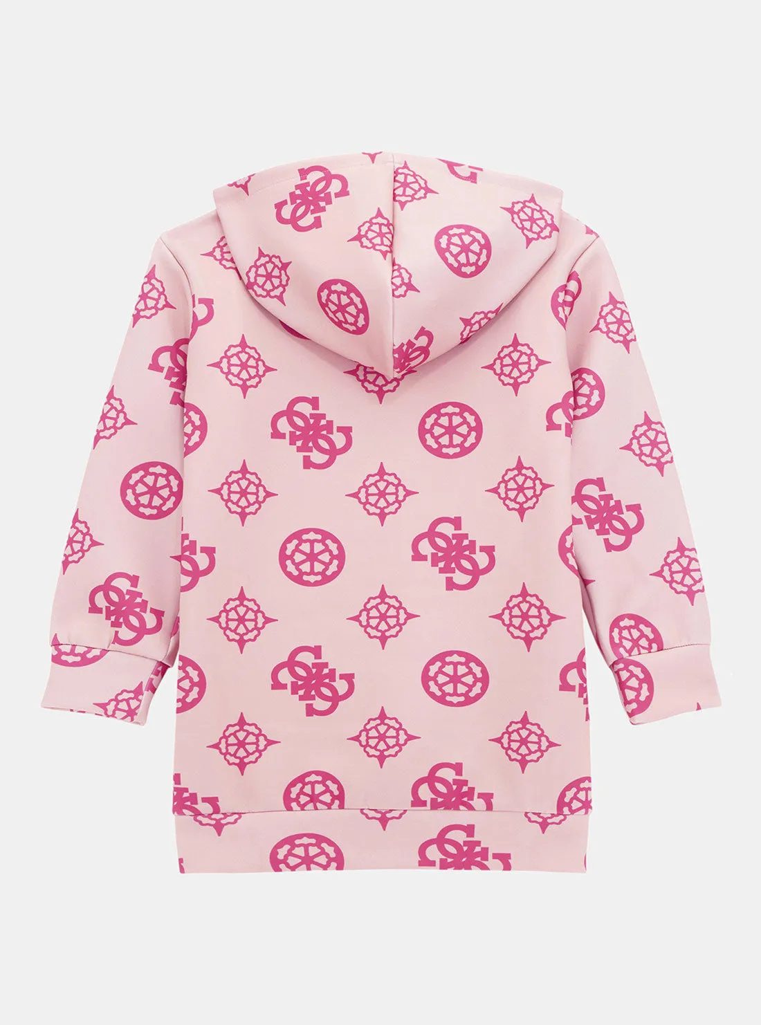 Pink Logo Hooded Dress