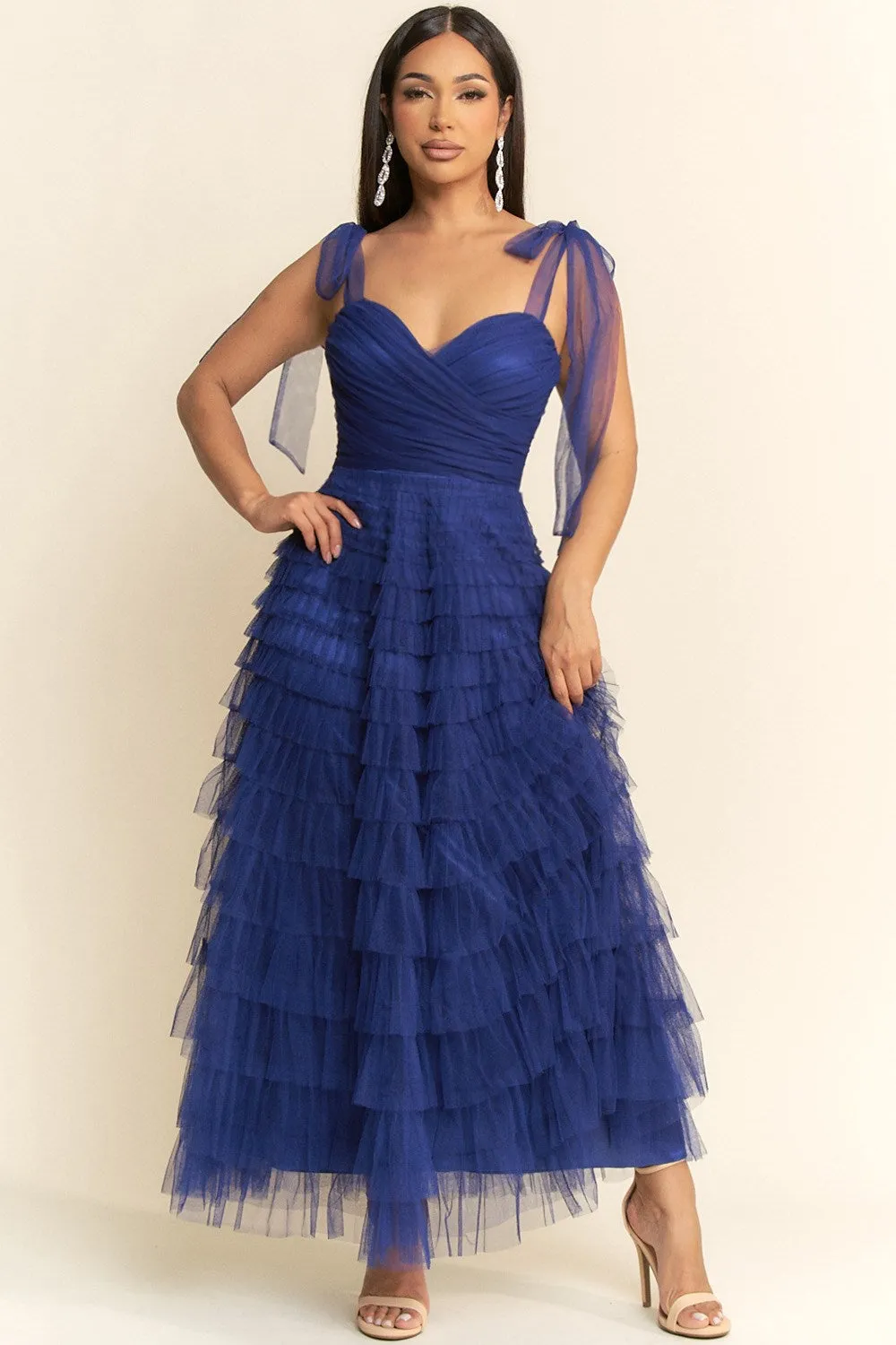 PRE-ORDER: Grace Tulle Dress in Lavender Blue