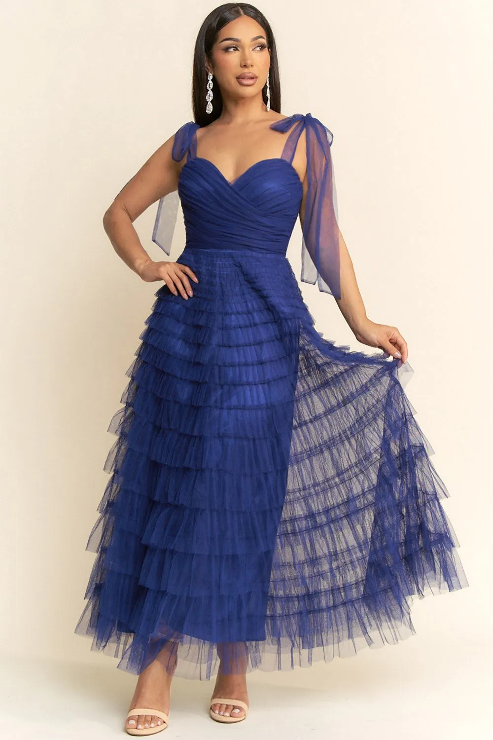 PRE-ORDER: Grace Tulle Dress in Lavender Blue