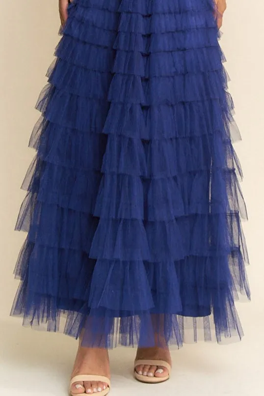 PRE-ORDER: Grace Tulle Dress in Lavender Blue