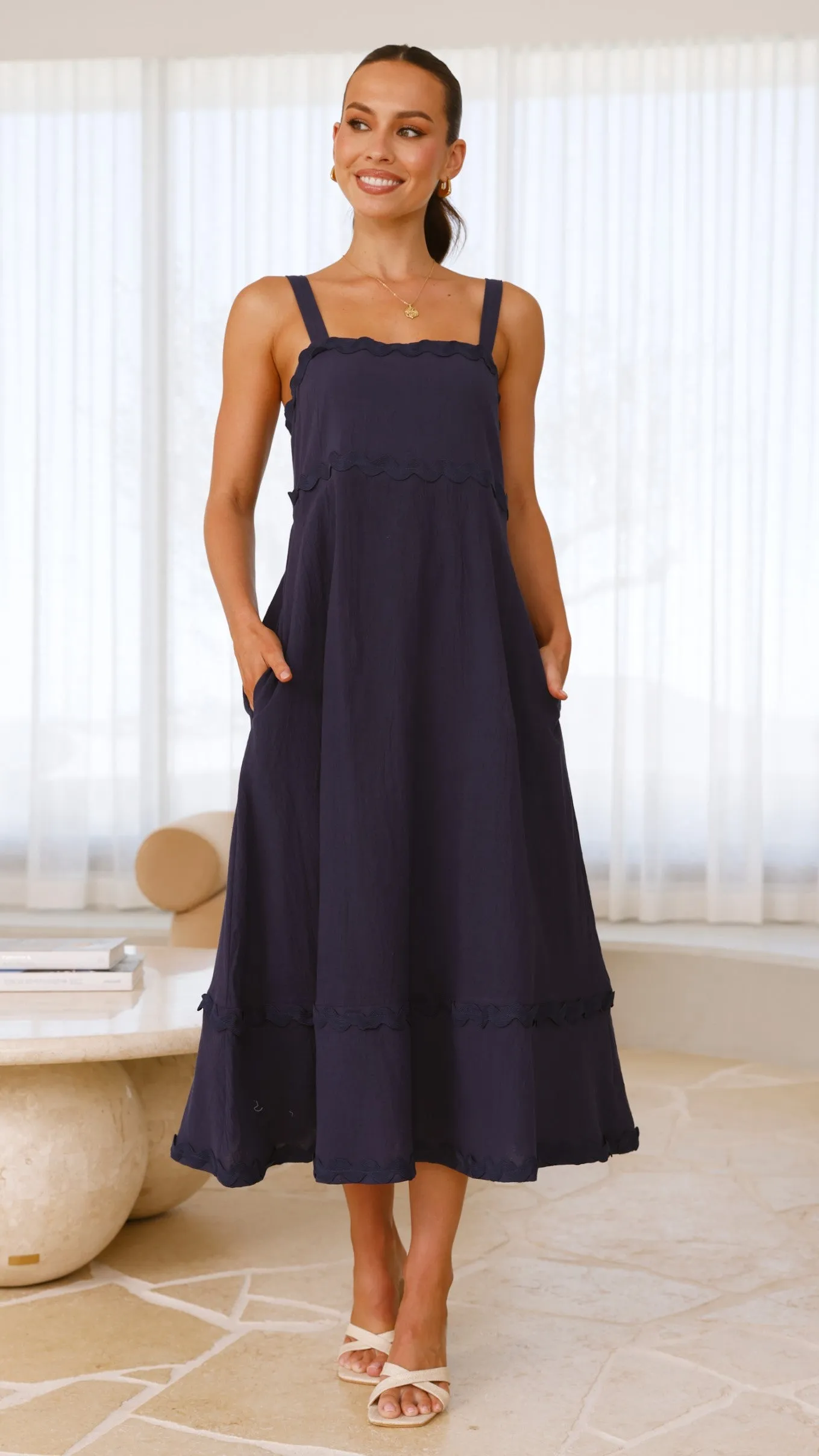 Raelynn Maxi Dress - Navy