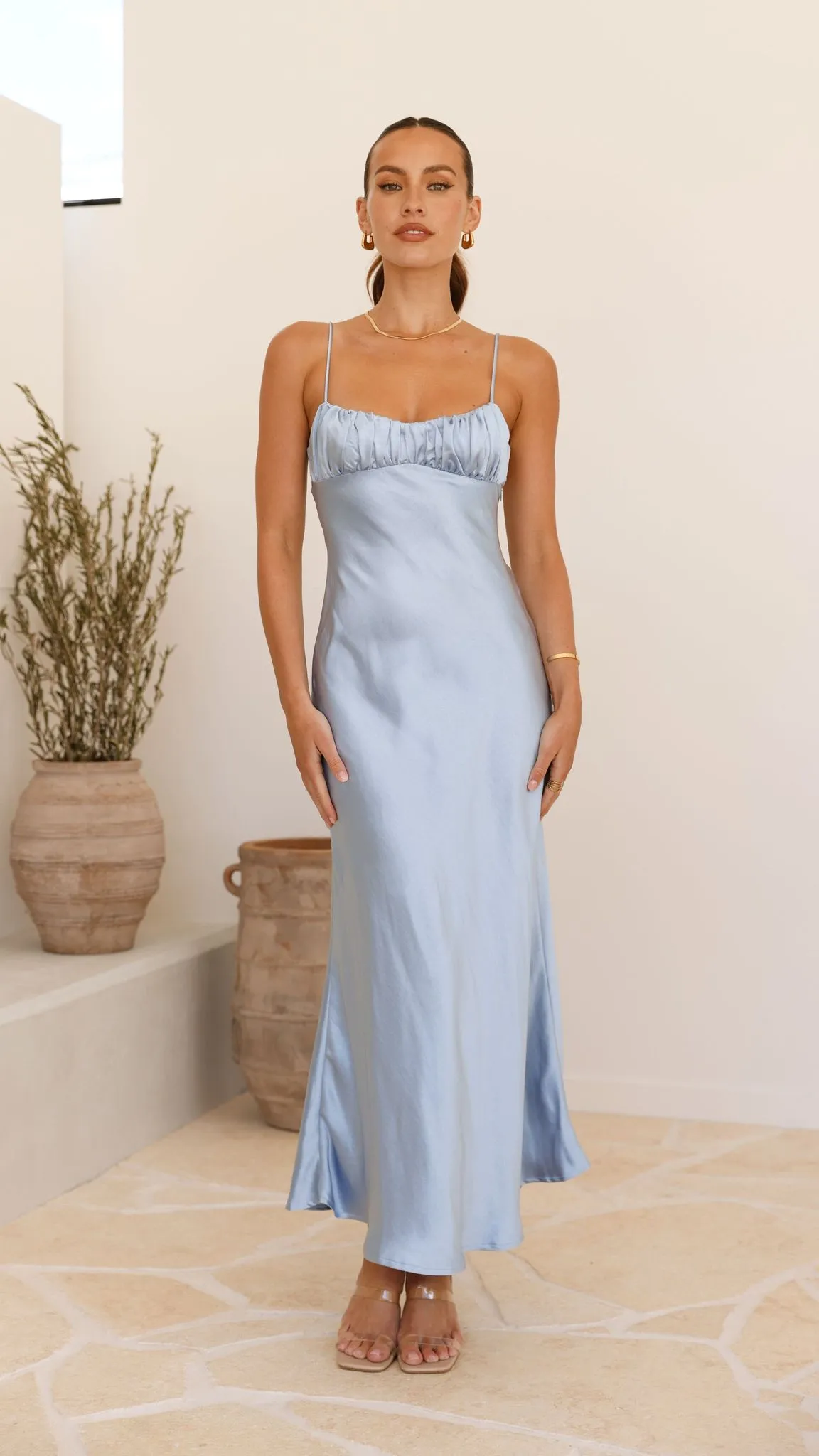 Rue Maxi Dress - Blue