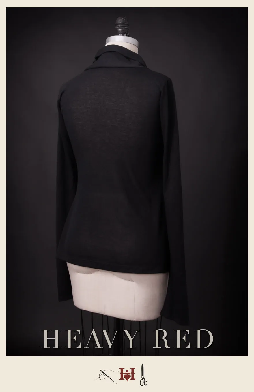 Sepulchral Squared High Collar Shirt