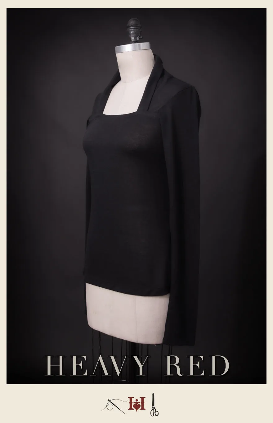 Sepulchral Squared High Collar Shirt