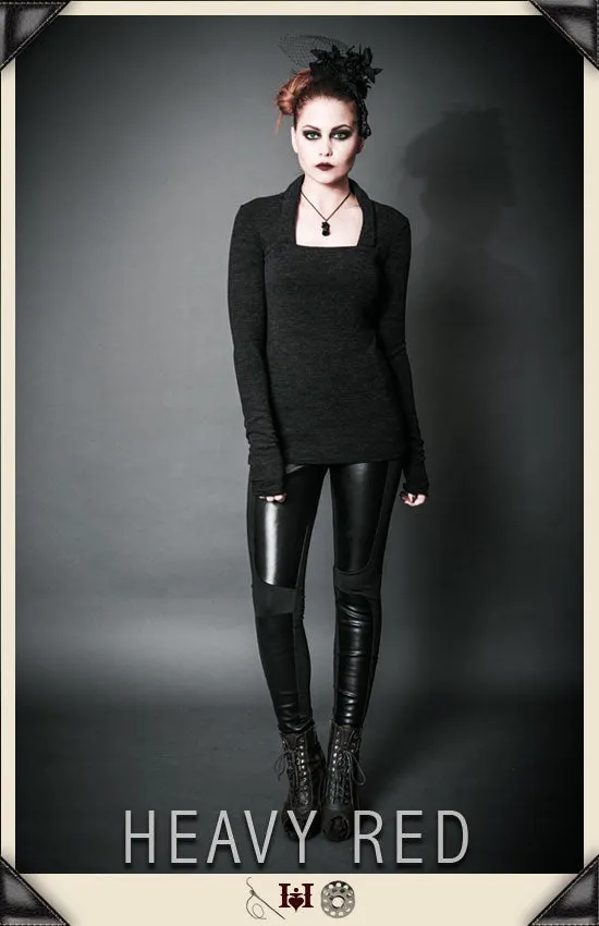 Sepulchral Squared High Collar Shirt