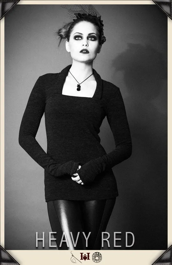 Sepulchral Squared High Collar Shirt