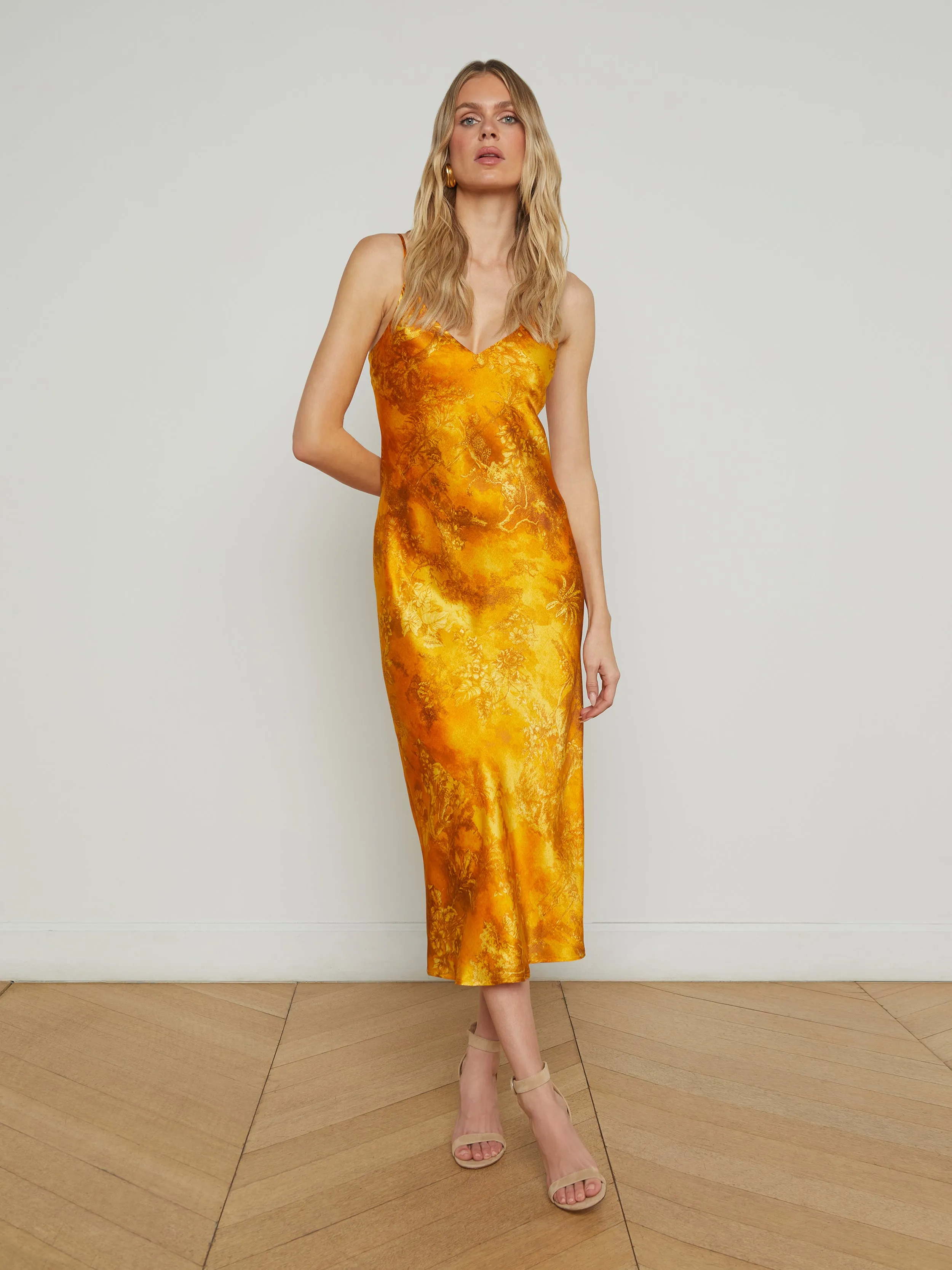 Seridie Silk Slip Dress