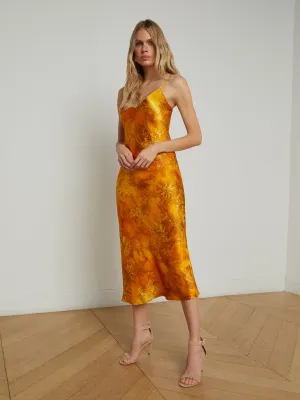 Seridie Silk Slip Dress