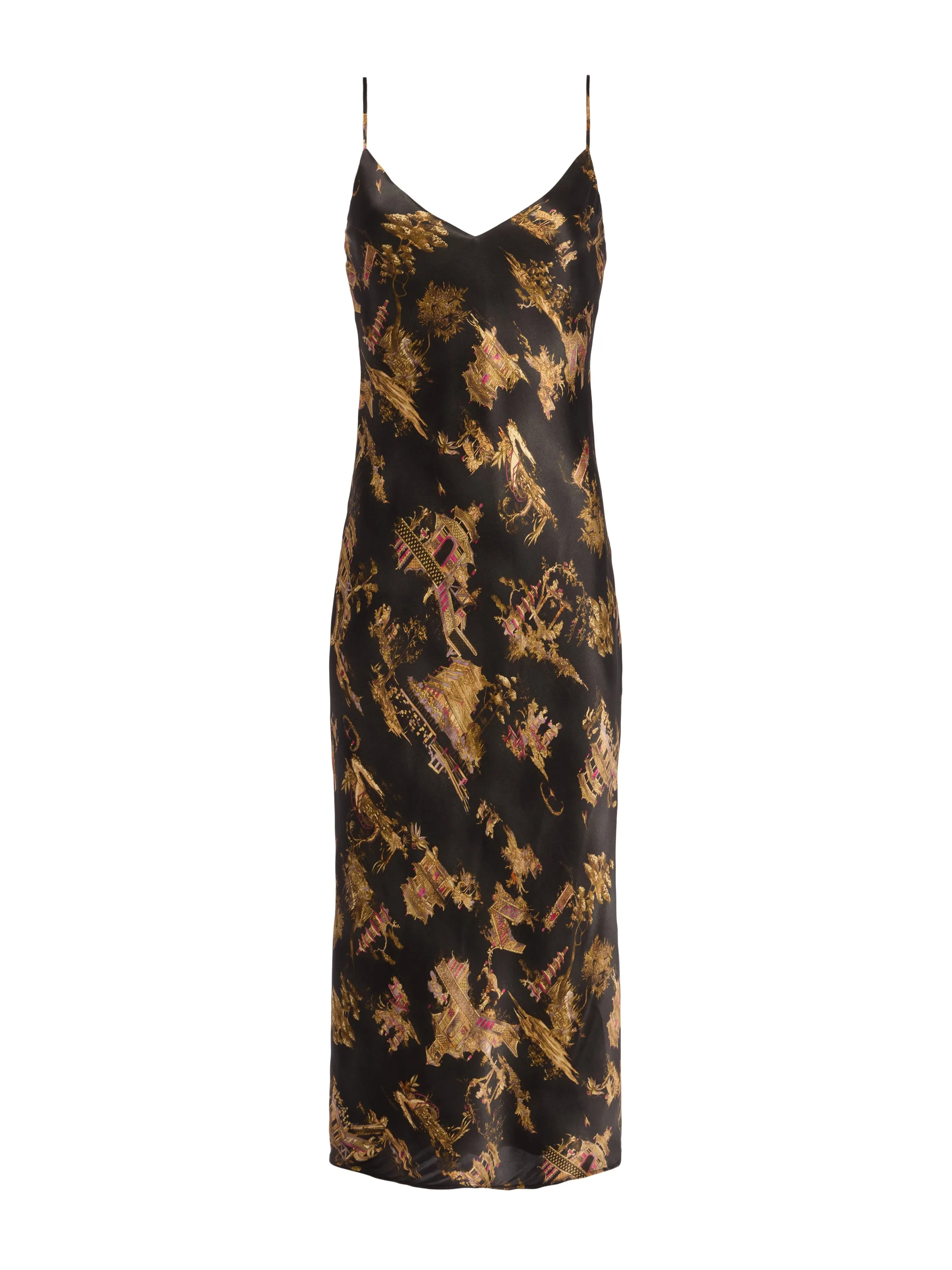 Seridie Silk Slip Dress