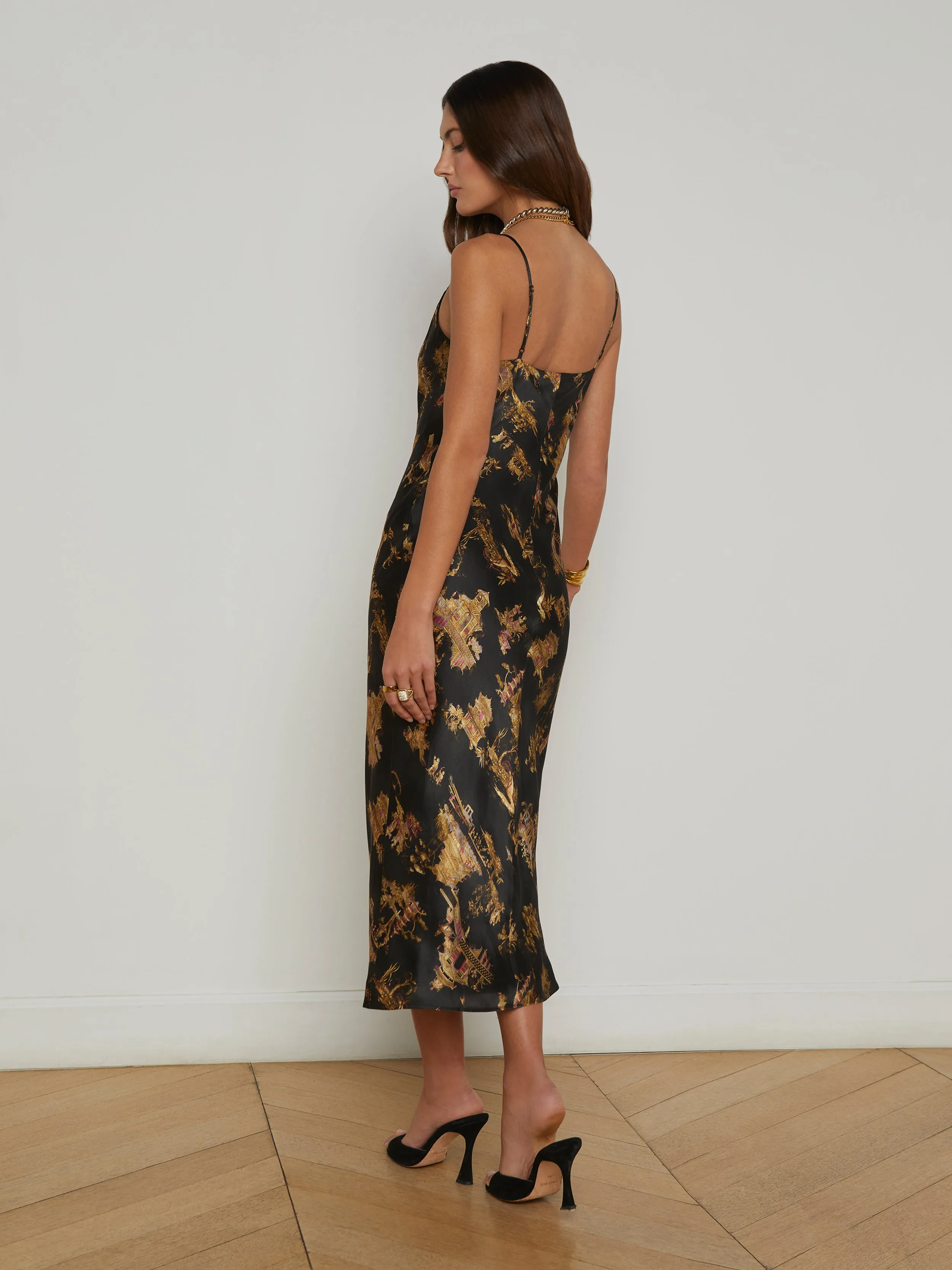 Seridie Silk Slip Dress