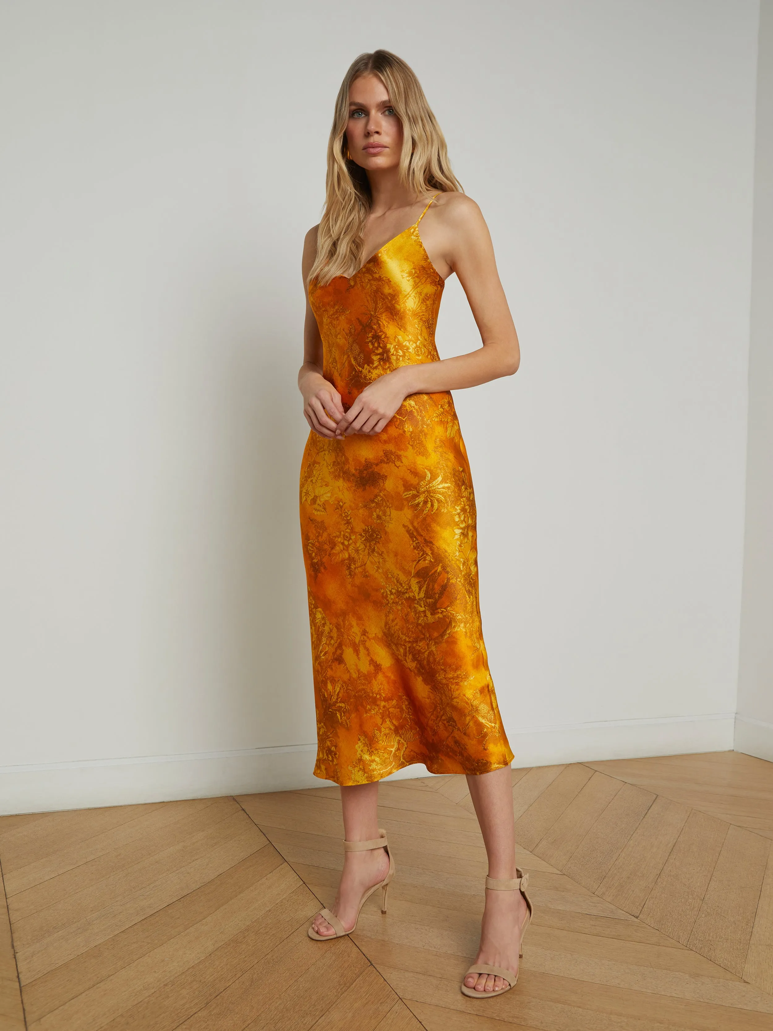 Seridie Silk Slip Dress