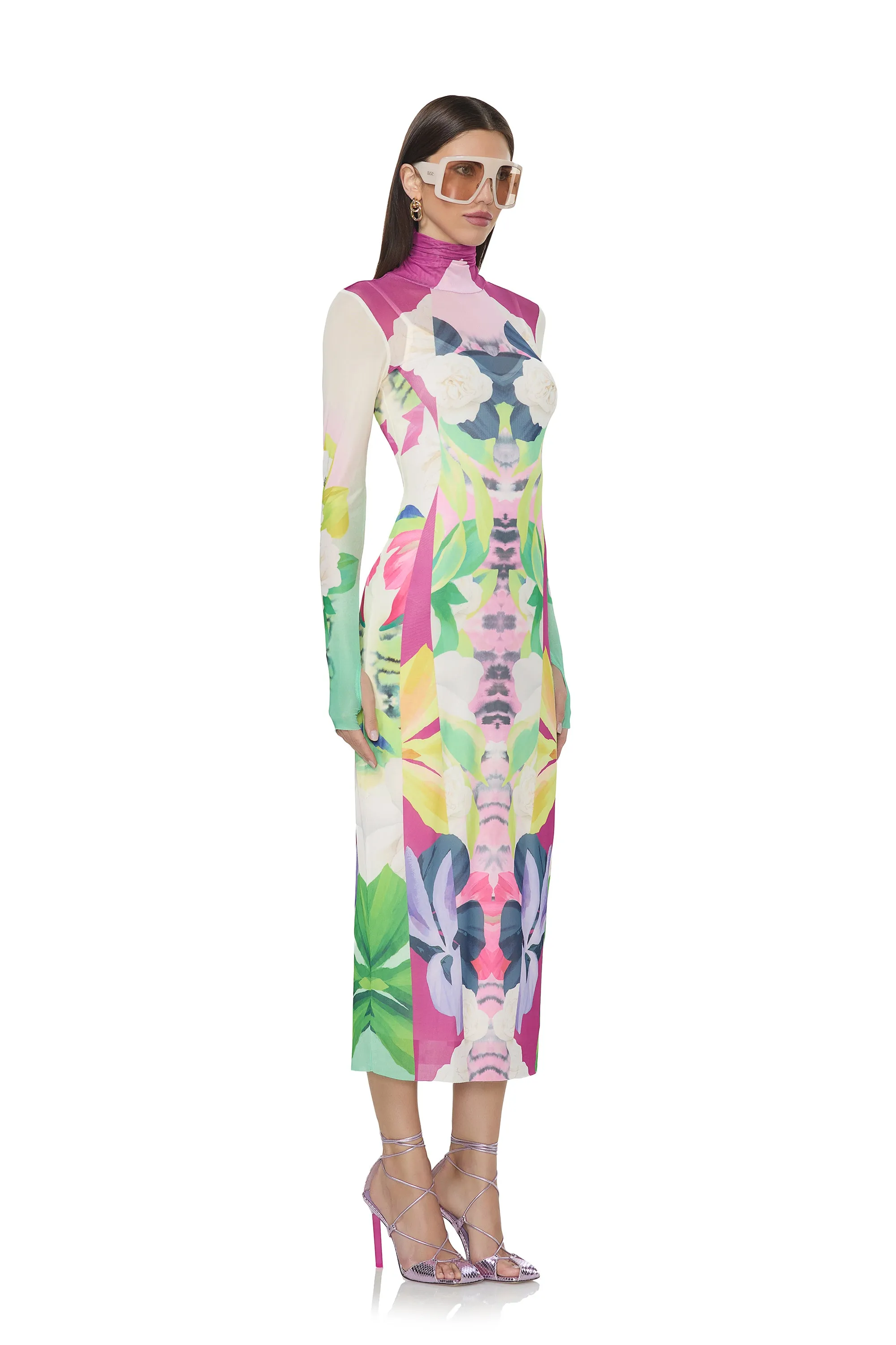 Shailene Dress - Mirror Tropical