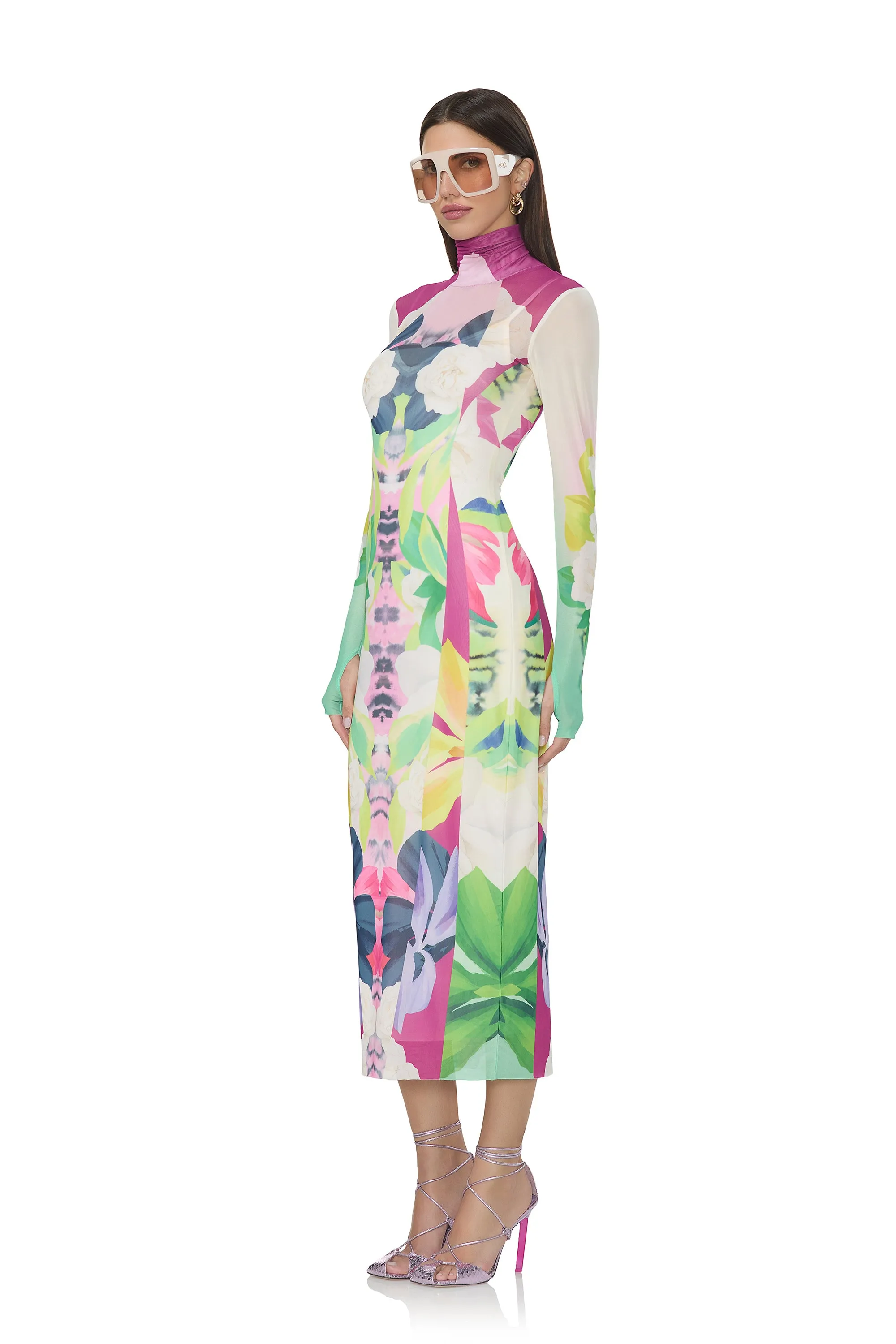 Shailene Dress - Mirror Tropical