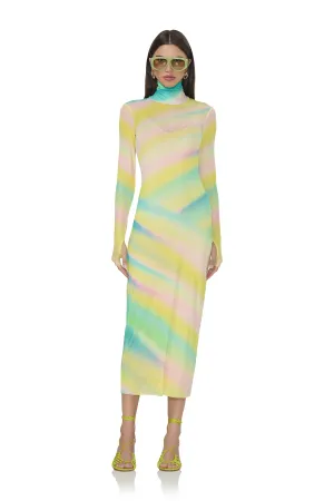 Shailene Dress - Rainbow Stripe