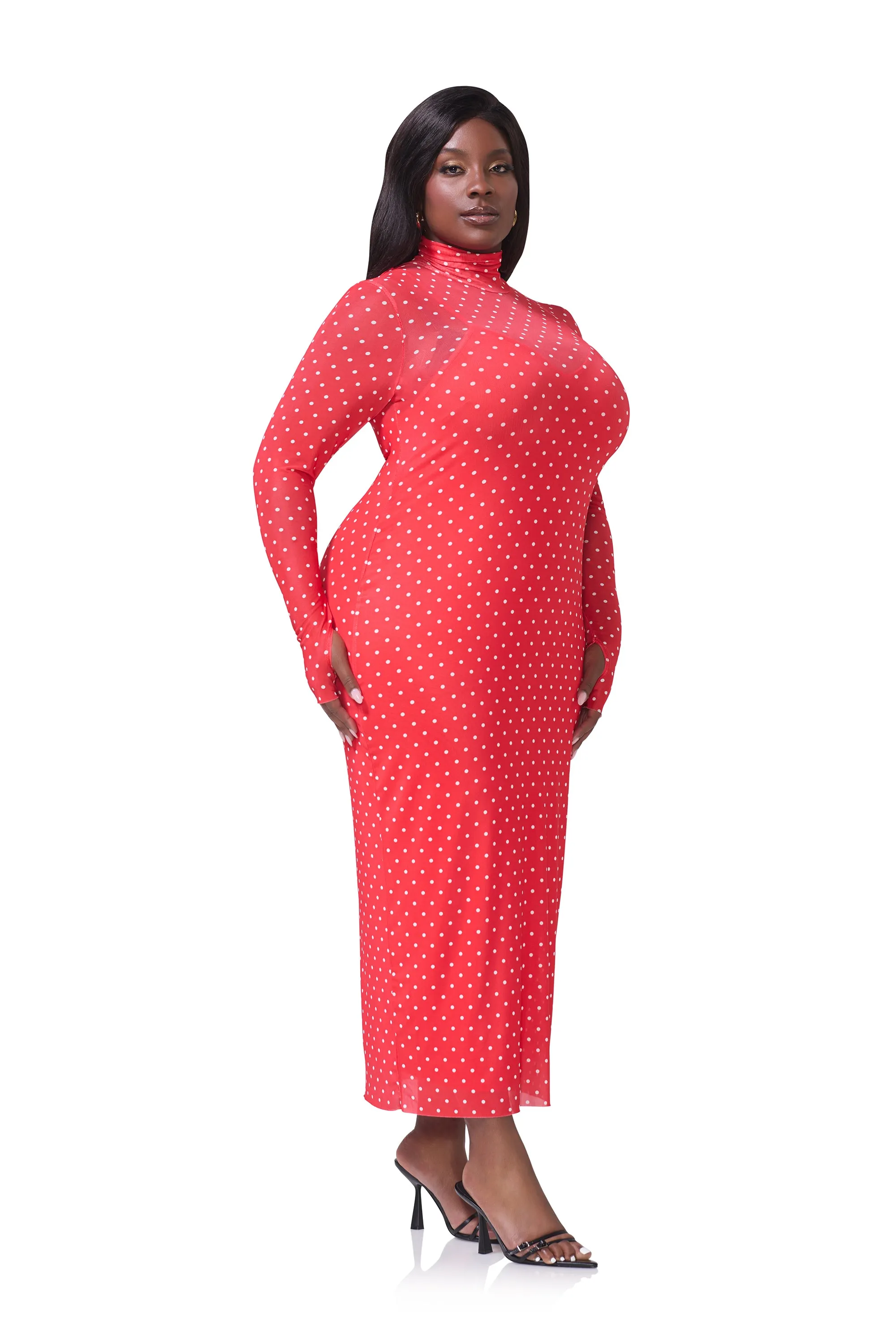 Shailene Dress - Risky Micro Dot