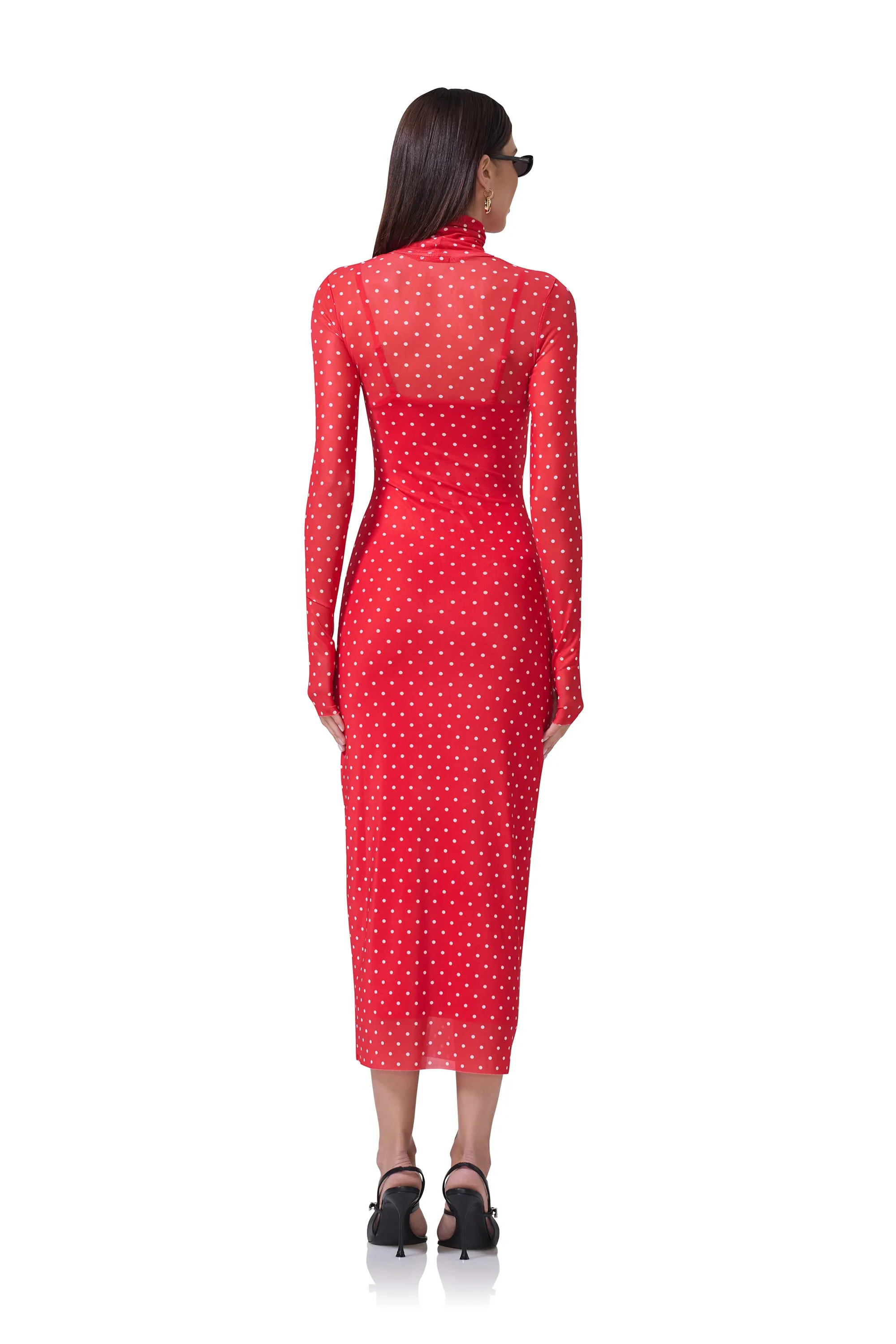 Shailene Dress - Risky Micro Dot