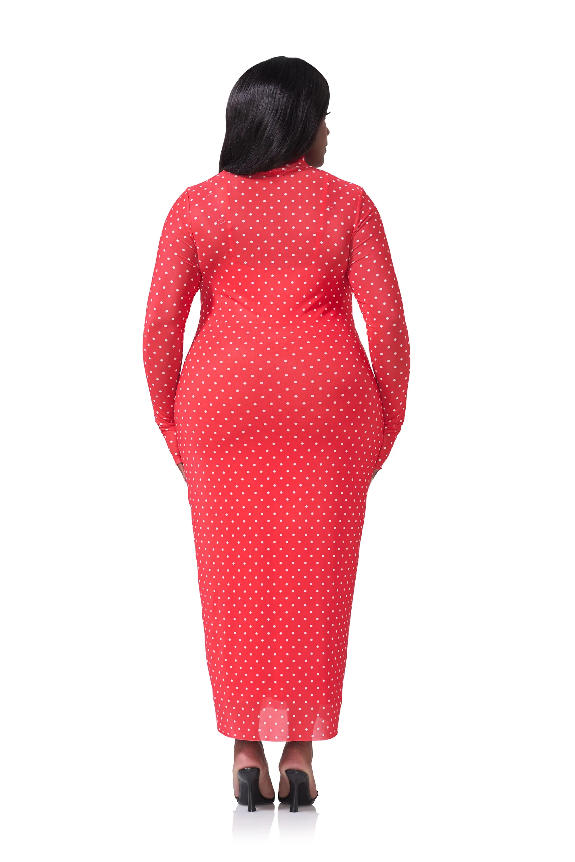 Shailene Dress - Risky Micro Dot