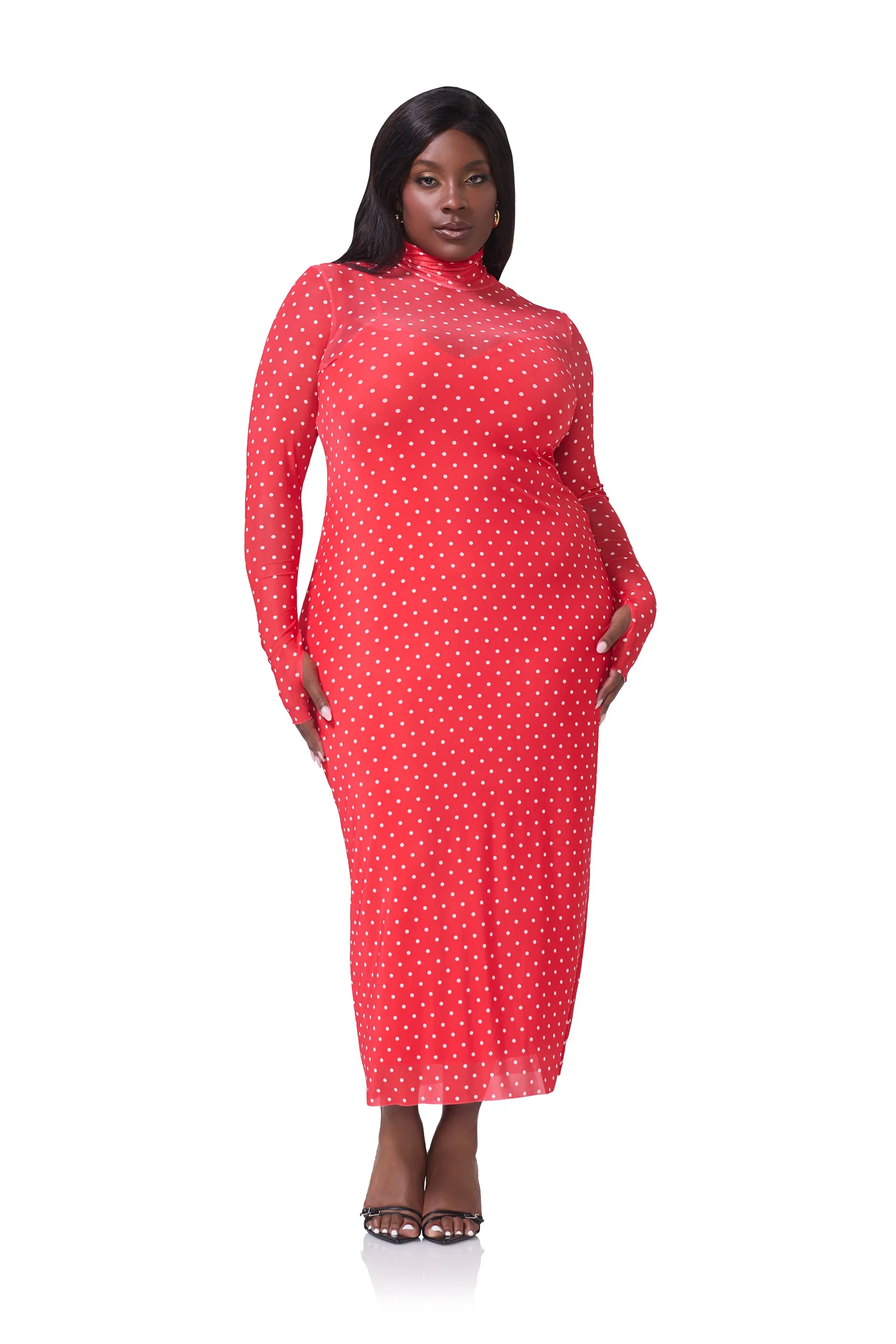 Shailene Dress - Risky Micro Dot