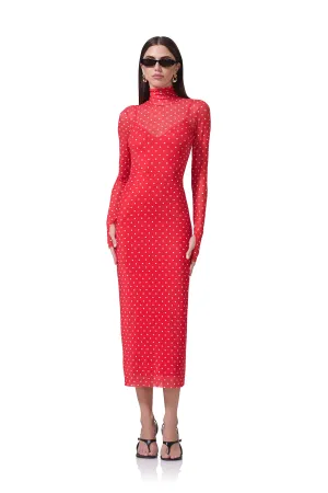 Shailene Dress - Risky Micro Dot