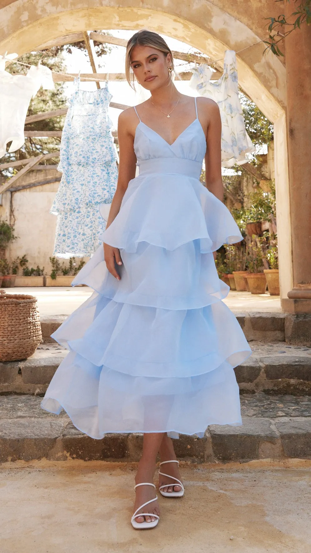 Shayla Maxi Dress - Blue
