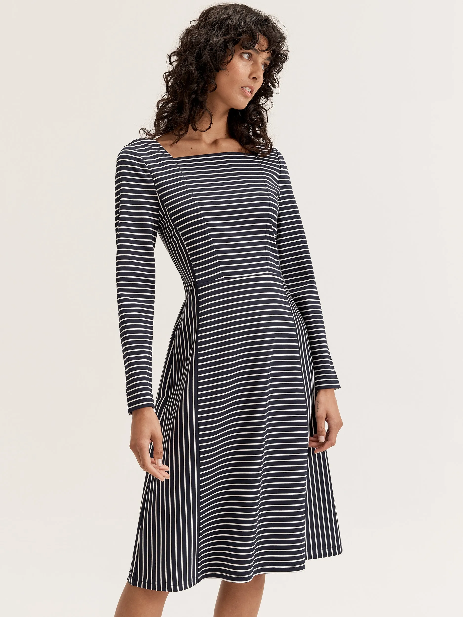 Sofie Stripe Ponte Dress