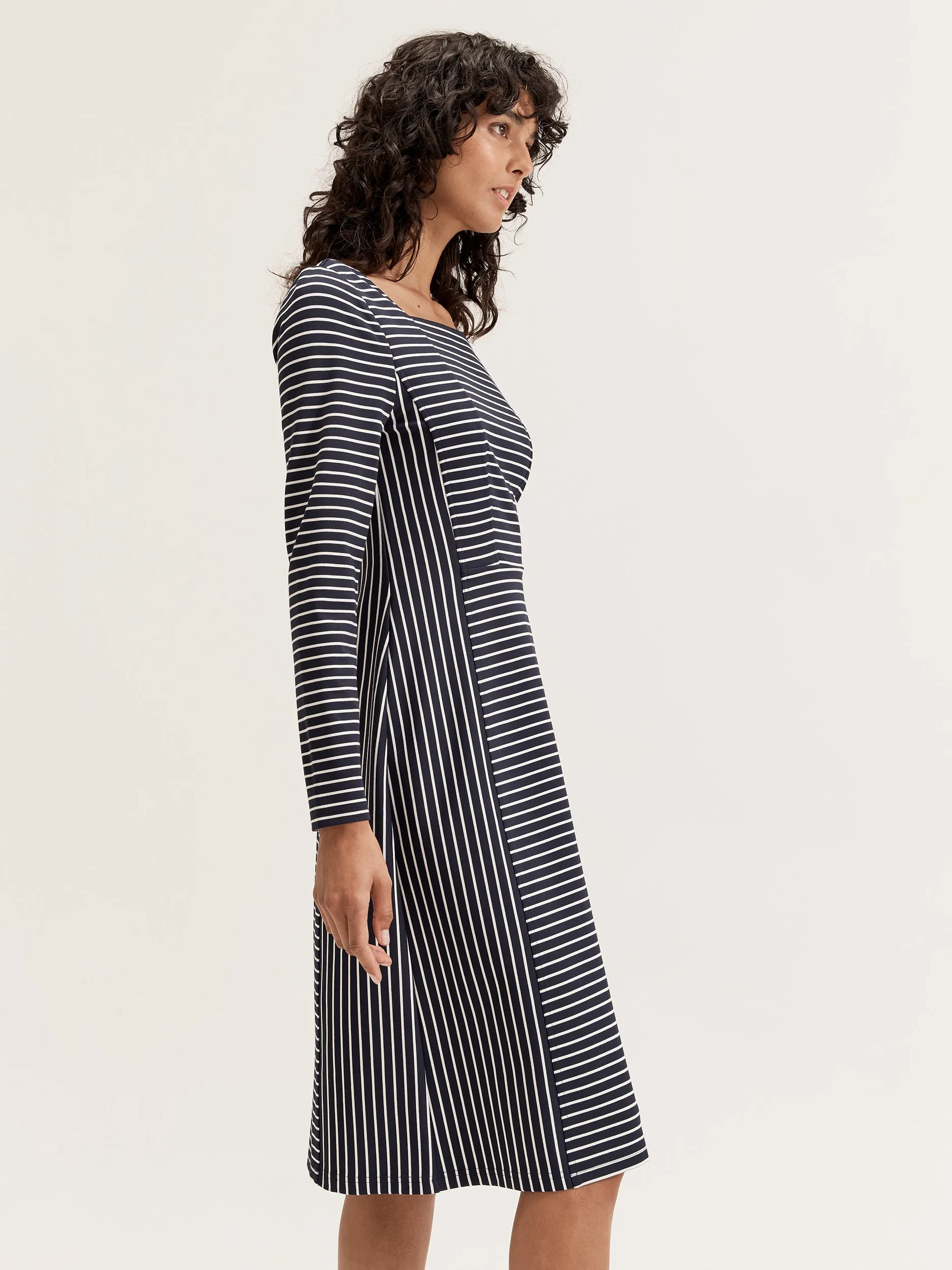Sofie Stripe Ponte Dress