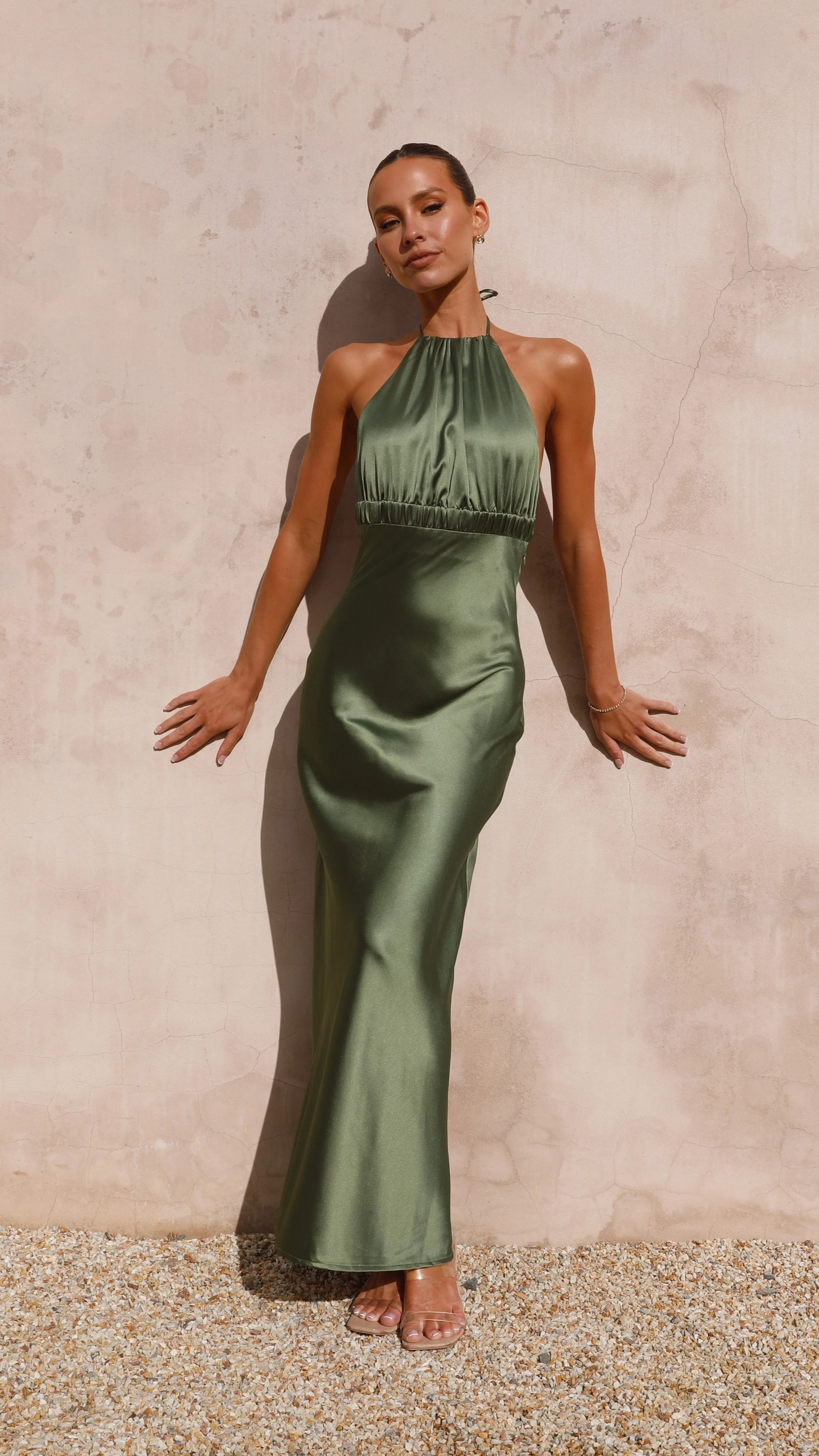 Soko Maxi Dress - Olive