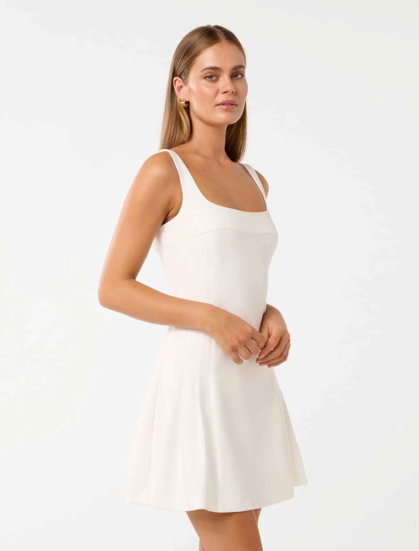 Tanya Pleated Mini Dress