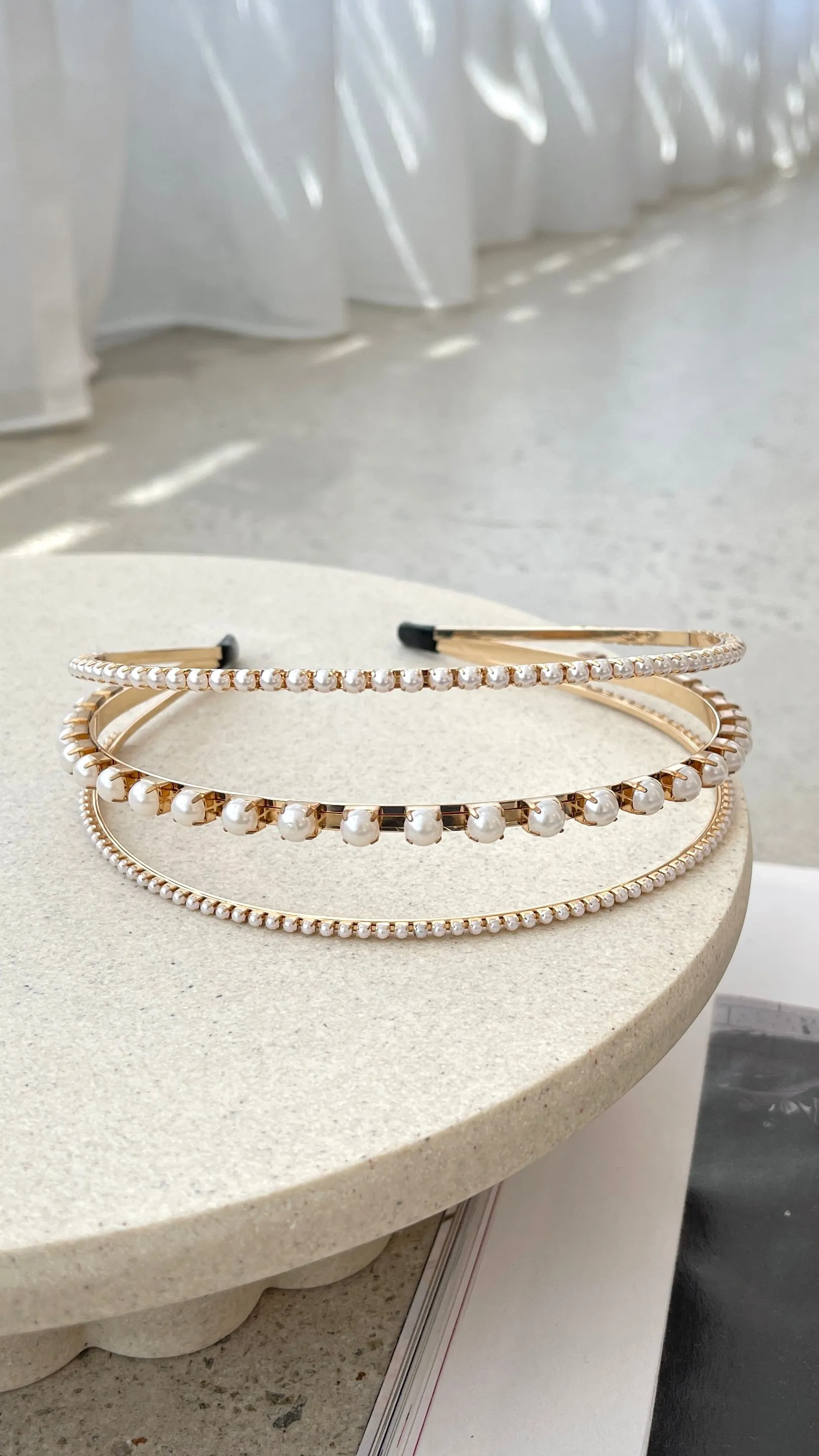 Tiana Headband - Gold