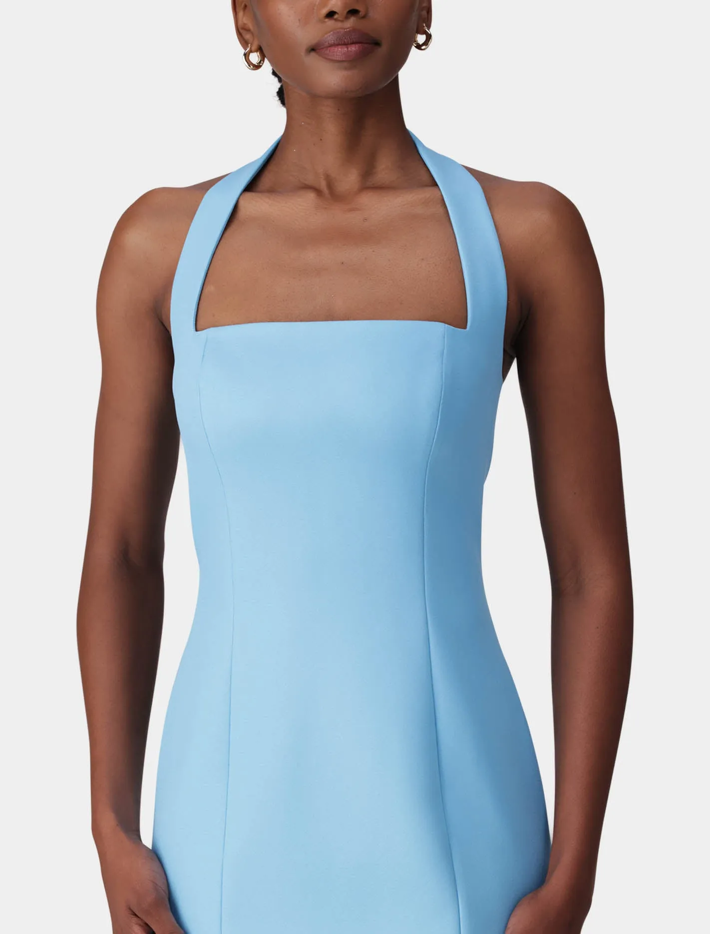 Veronica Halter Bodycon Midi Dress