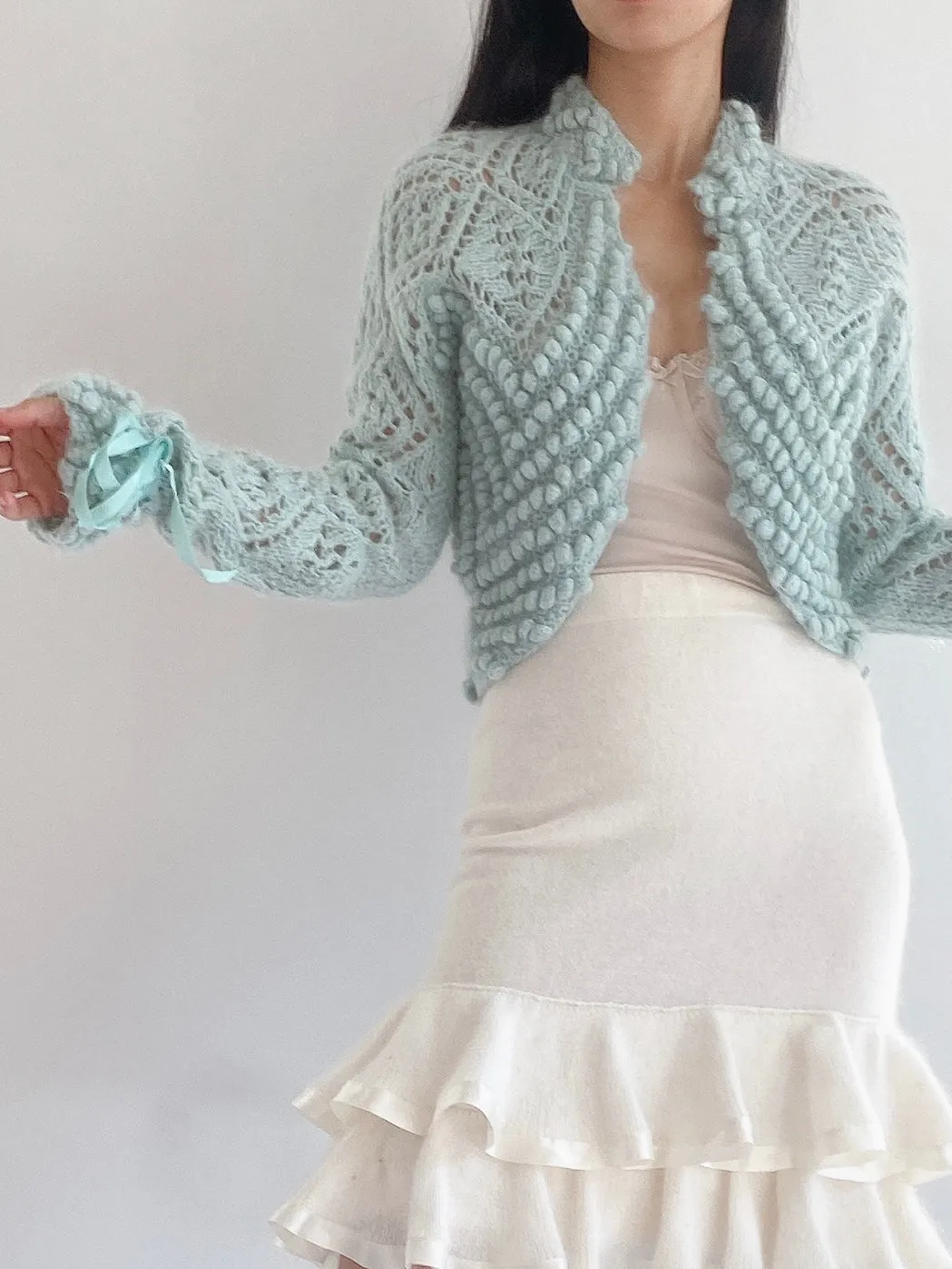 Vintage Angora Pencil Skirt - S/M