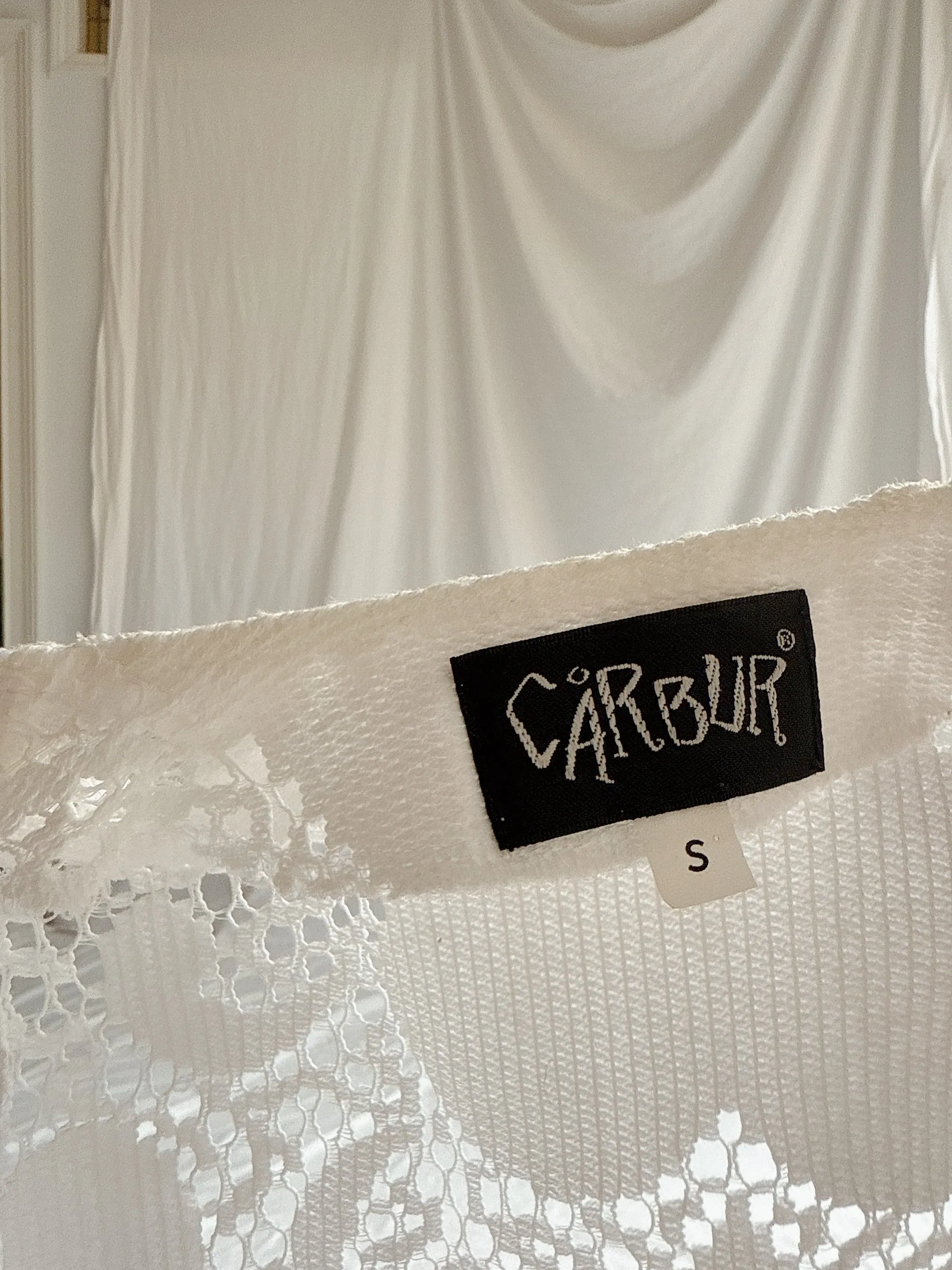 Vintage Carbur Fringe Duster Vest - S