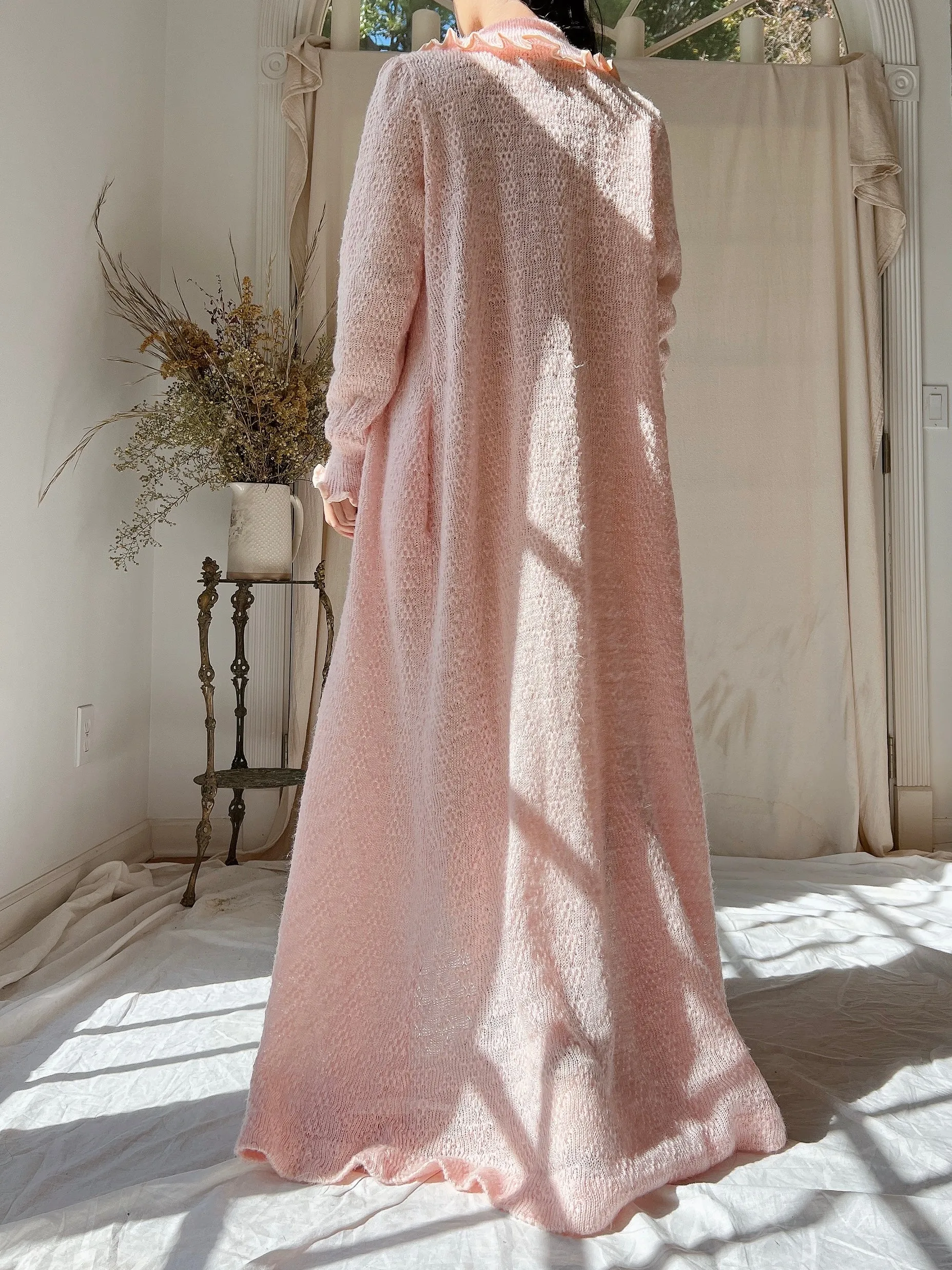 Vintage Christian Dior Mohair Knit Duster - M