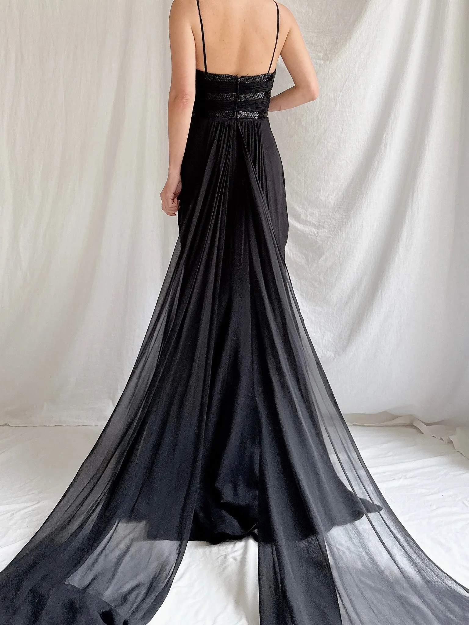 Vintage Claire's Collection Silk Crepe Dress - XS/2