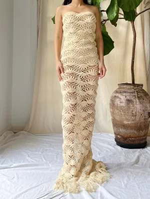 Vintage Crochet Tube Dress - XS