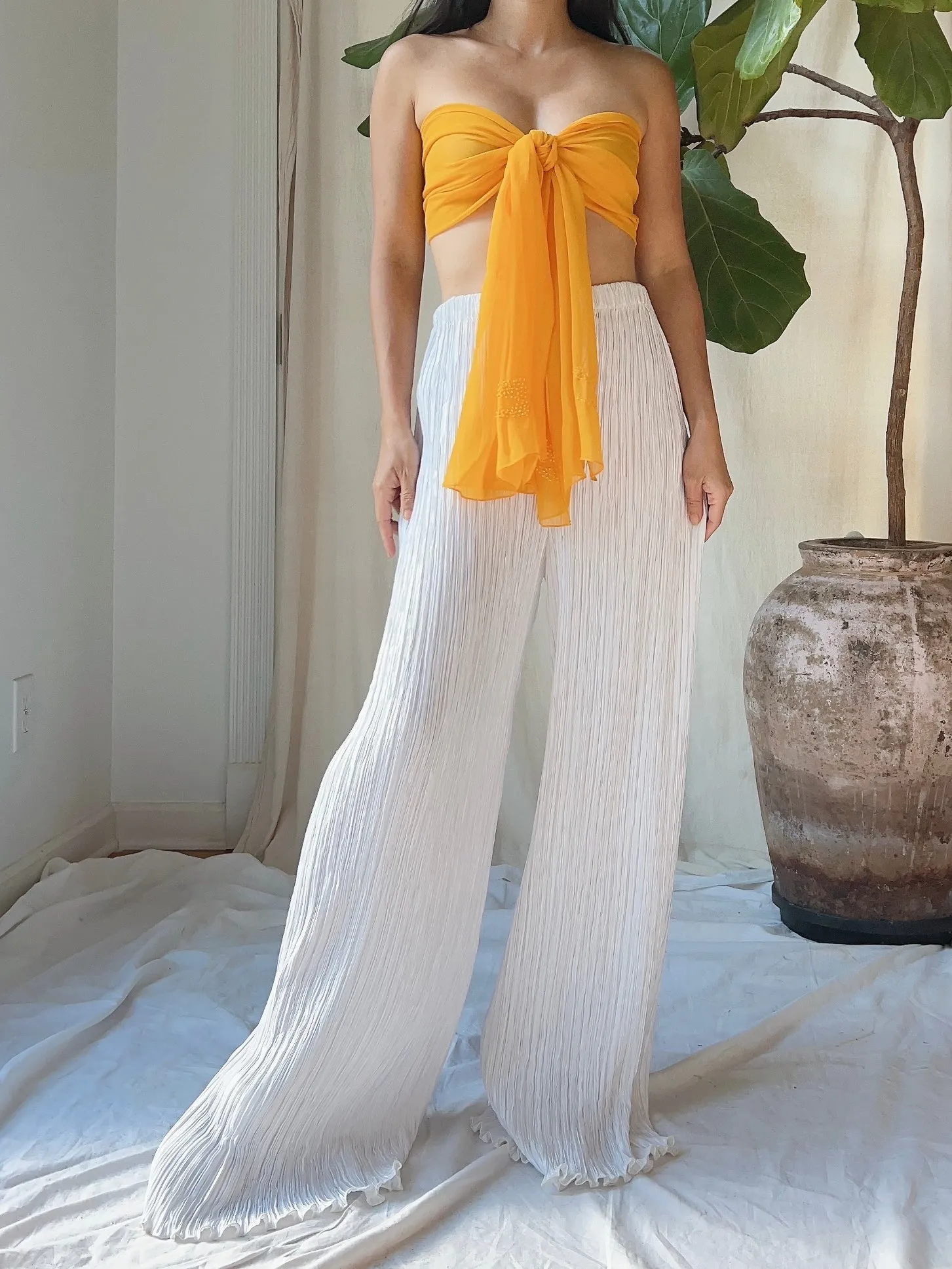 Vintage Mary McFadden Pleated Trousers - M/L