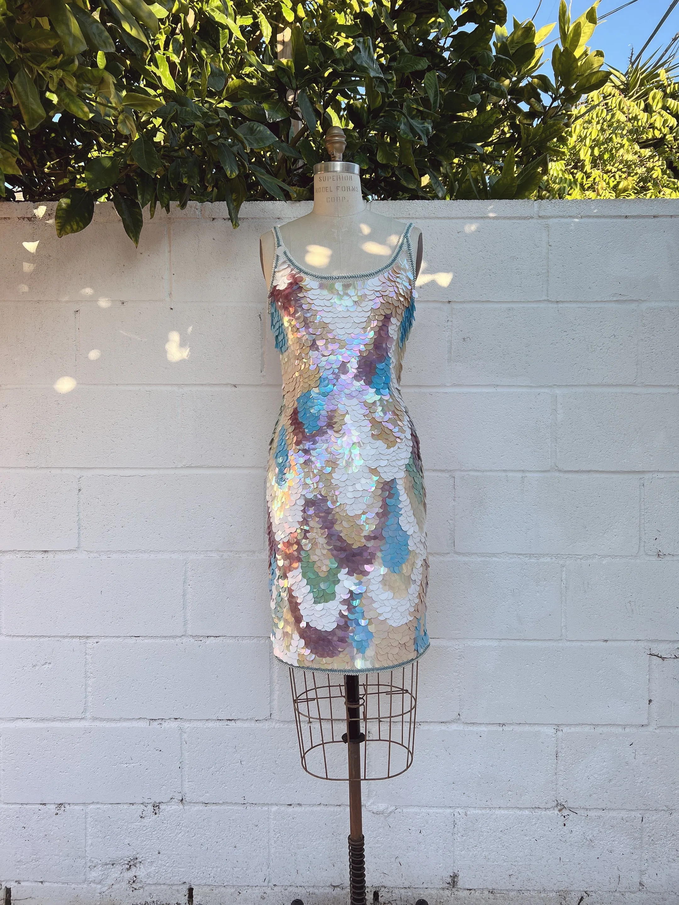 Vintage Paillettes Dress - S/4