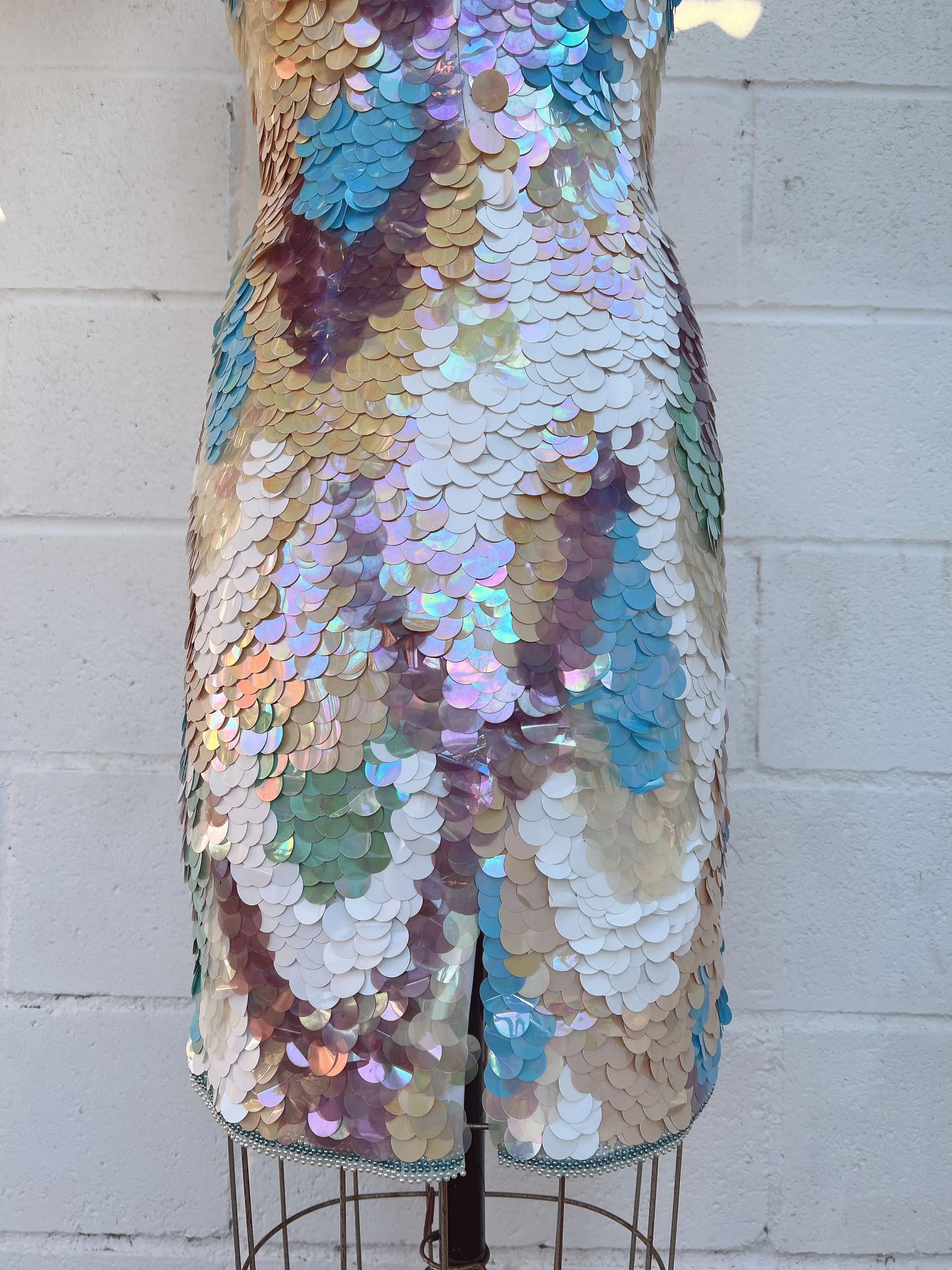 Vintage Paillettes Dress - S/4