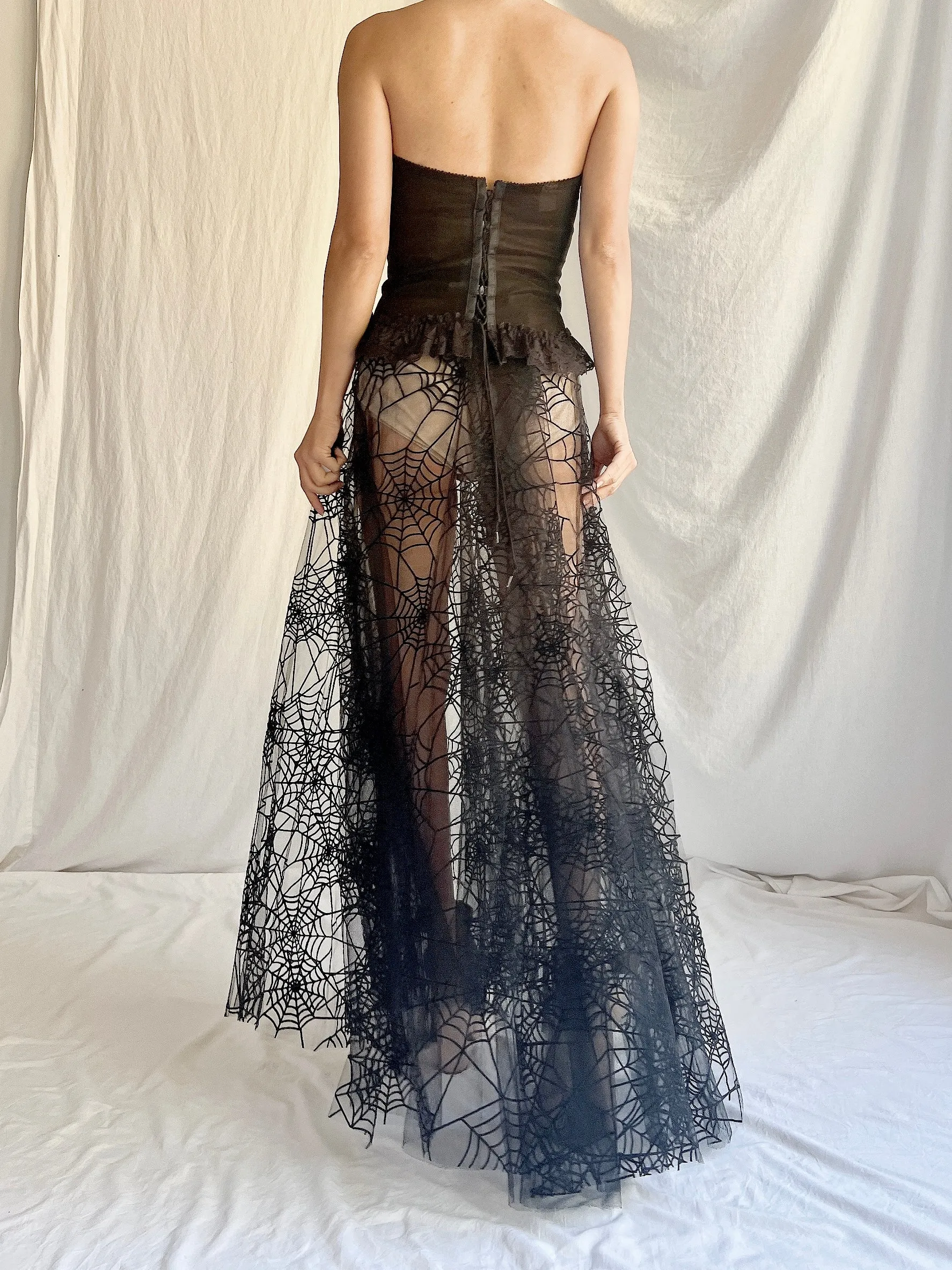 Vintage Petrovitch & Robinson Tulle Web Skirt - M/40