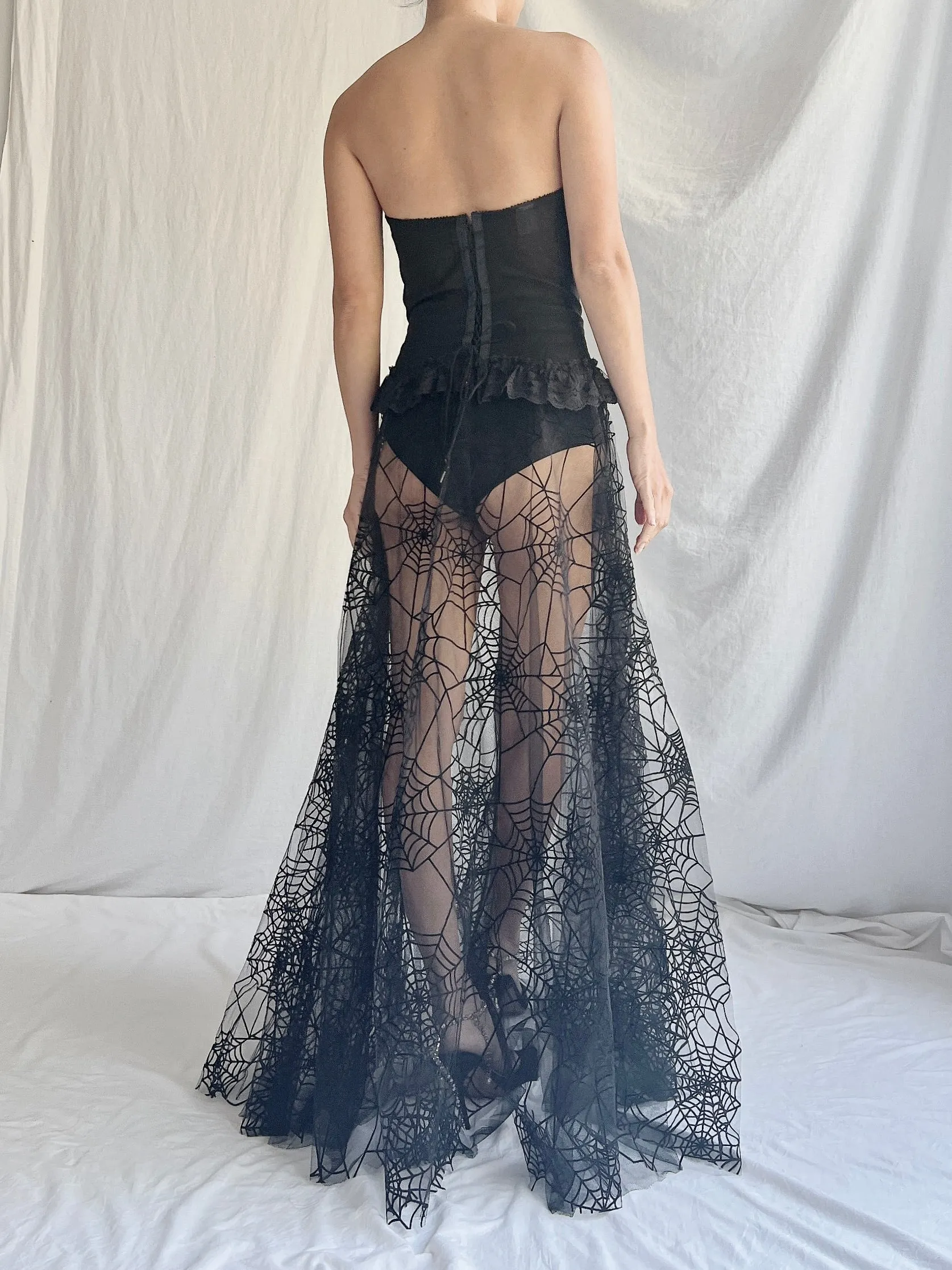 Vintage Petrovitch & Robinson Tulle Web Skirt - M/40