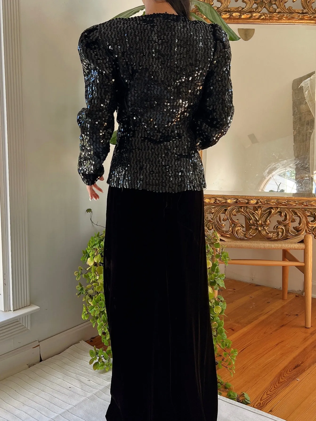 Vintage Sequins Jacket - M