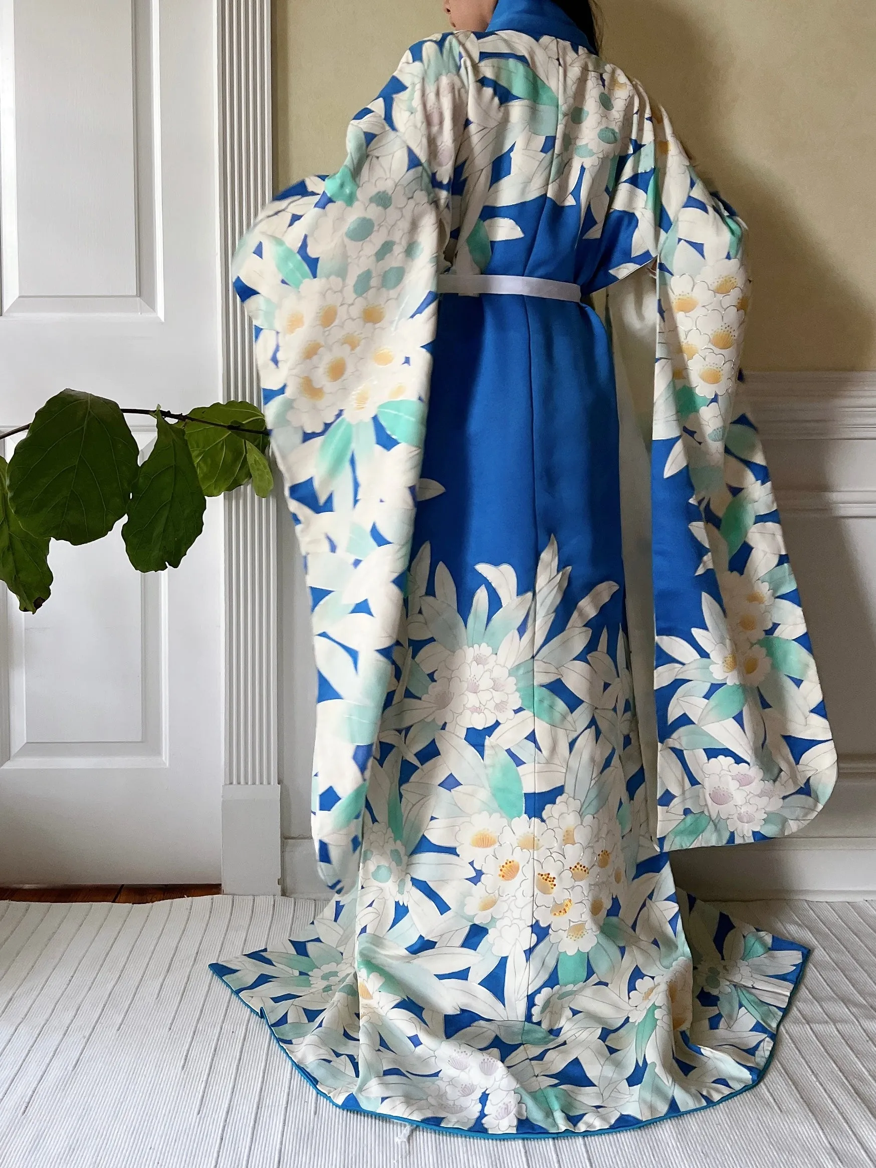 Vintage Silk Paulownia Kimono - OSFM