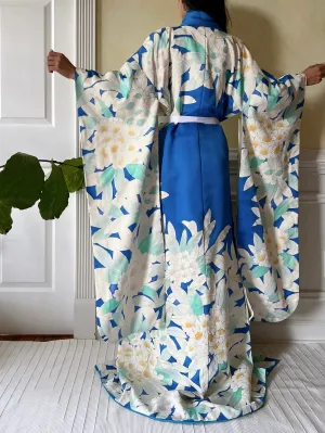 Vintage Silk Paulownia Kimono - OSFM