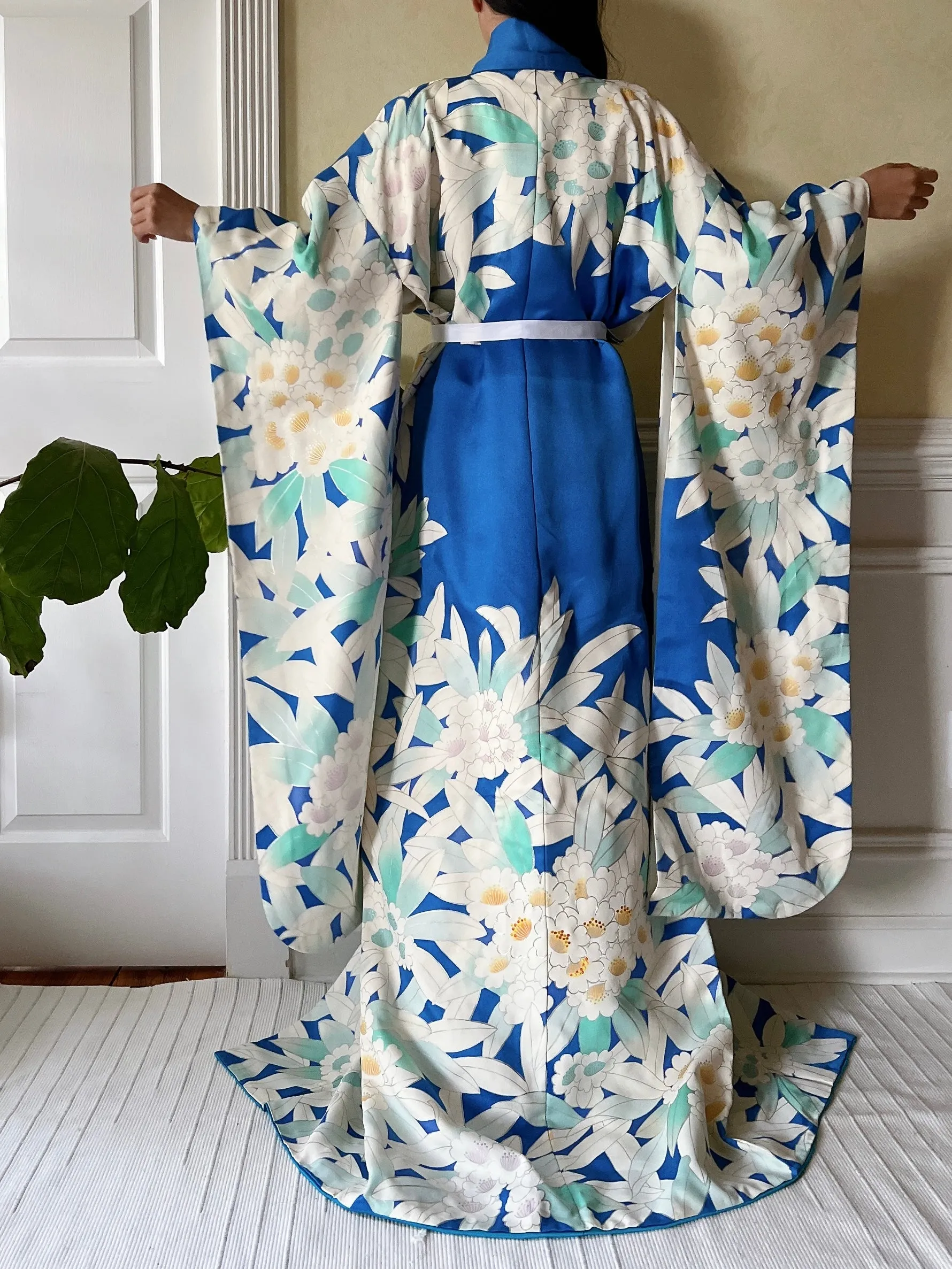 Vintage Silk Paulownia Kimono - OSFM