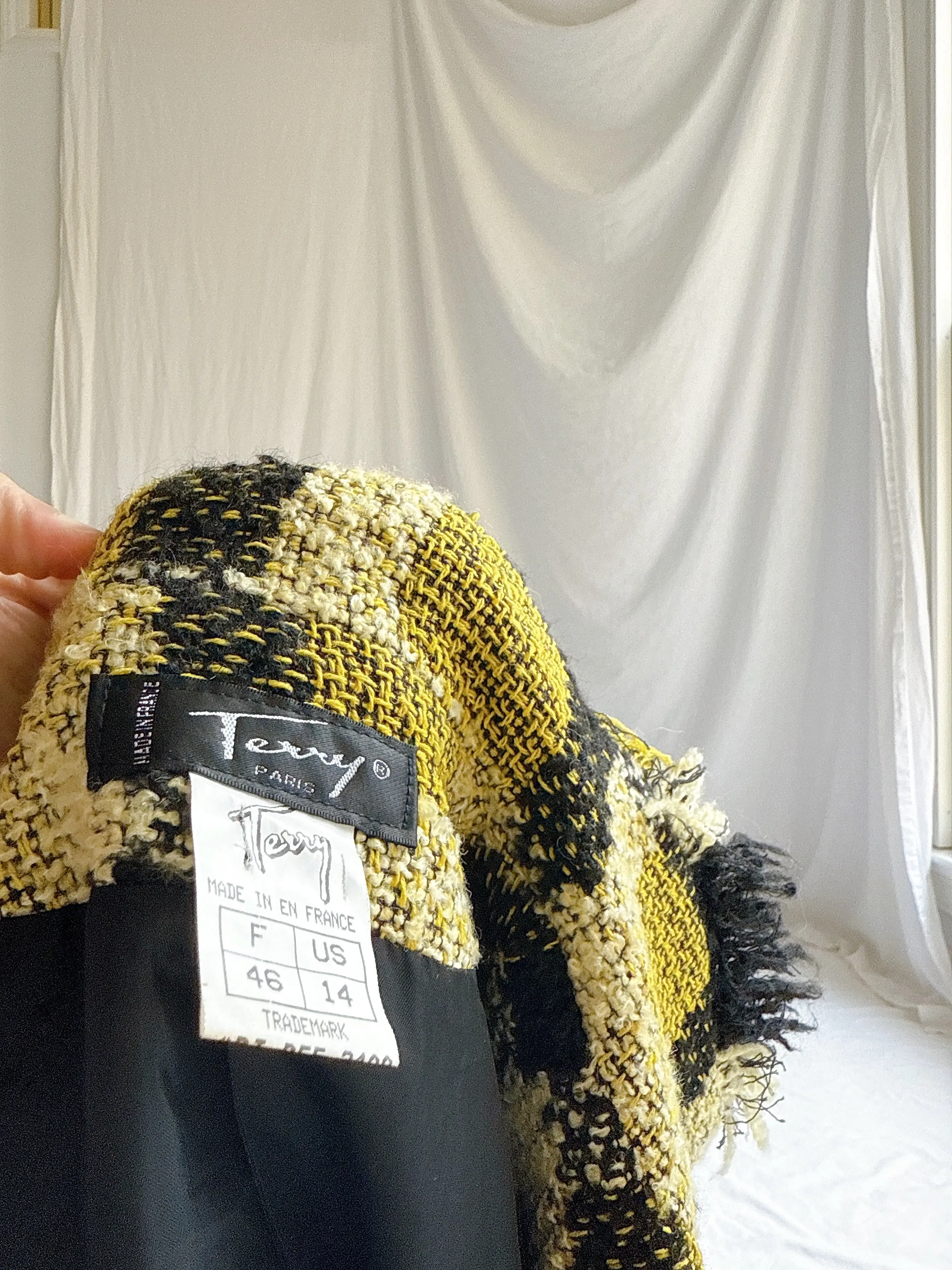 Vintage Terry Paris Tweed Jacket - M/L F46/US12