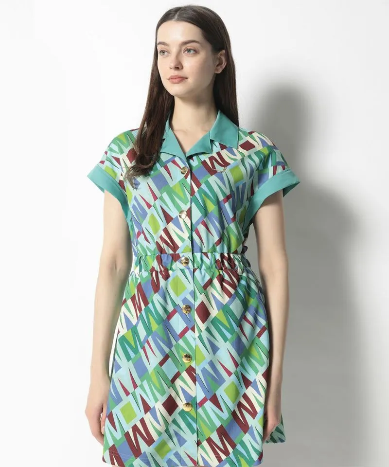 Women's Division Button Up Dress Mint